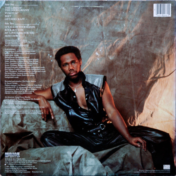 Nile Rodgers - Adventures In The Land Of The Good Groove Vinyl LP Album (VG+ Condition) | Rare Funk & Disco Record for Music Collectors & DJs