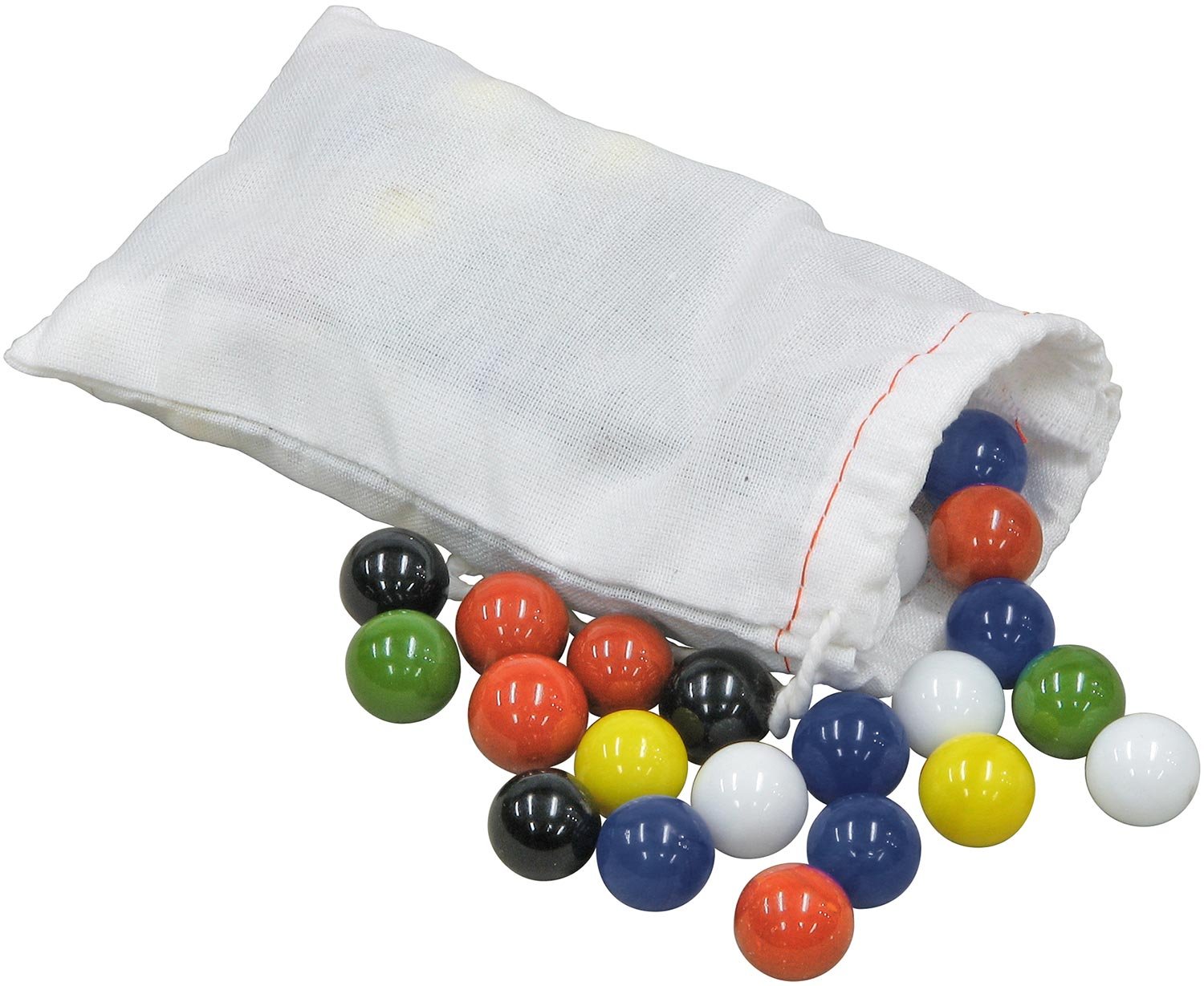Premium Chinese Checkers Marbles Set - 60 Pieces (10 Each of 6 Vibrant Colors) | USA Made | Perfect for Family Game Nights, Kids' Educational Toys & Strategy Board Games
