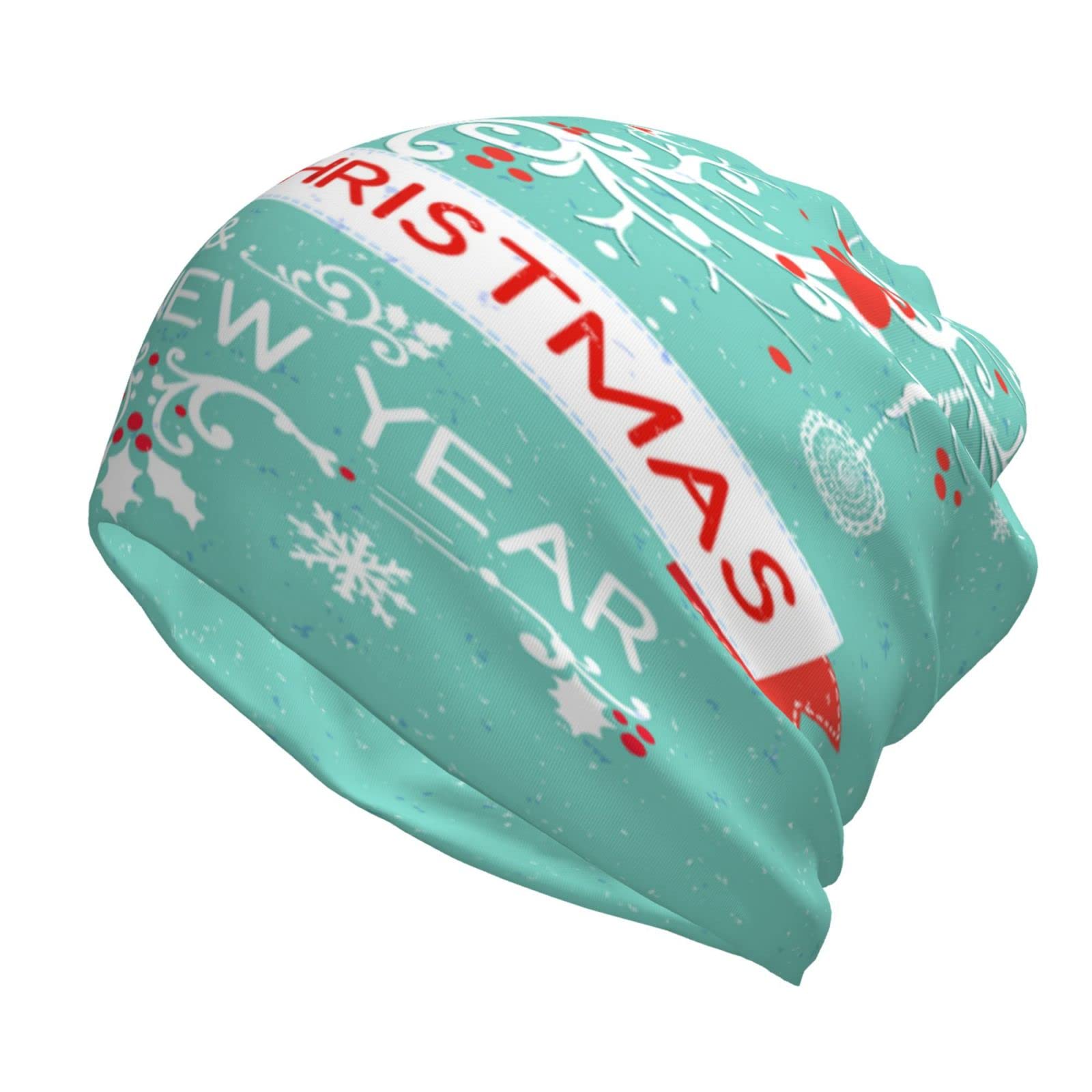Wozukia Christmas Deer Beanie Hat with LED Lights - Red Multifunctional Winter Cap for Men & Women - Antler Headband Scarf for Running, Hiking, and Holiday Parties - Perfect for Xmas Gifts & New Year Celebrations