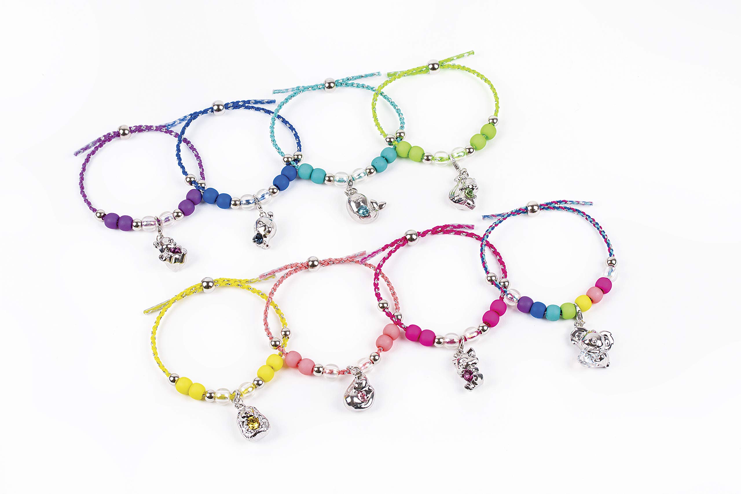 Make It Real 1711 DIY Crystal Bracelet Kit - Create Stunning Jewelry for Teens & Adults, Perfect for Gifts, Parties & Crafting Fun