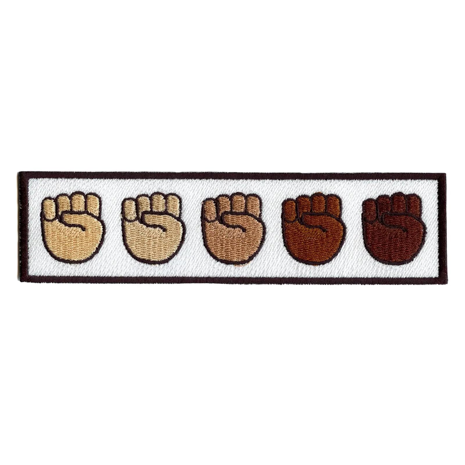 Black Lives Matter (BLM) Movement Solidarity Fist Embroidered Iron-On Patch - Show Support for Social Justice, Human Rights & Equality - Perfect for Jackets, Backpacks, Hats & DIY Crafts