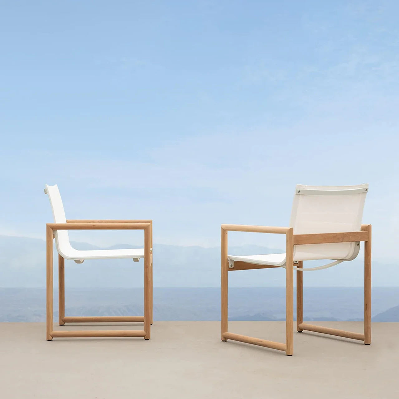 Premium Breeze XL Teak Wood Dining Chair - Waterproof Outdoor Patio Furniture for Garden, Poolside & Restaurant Use