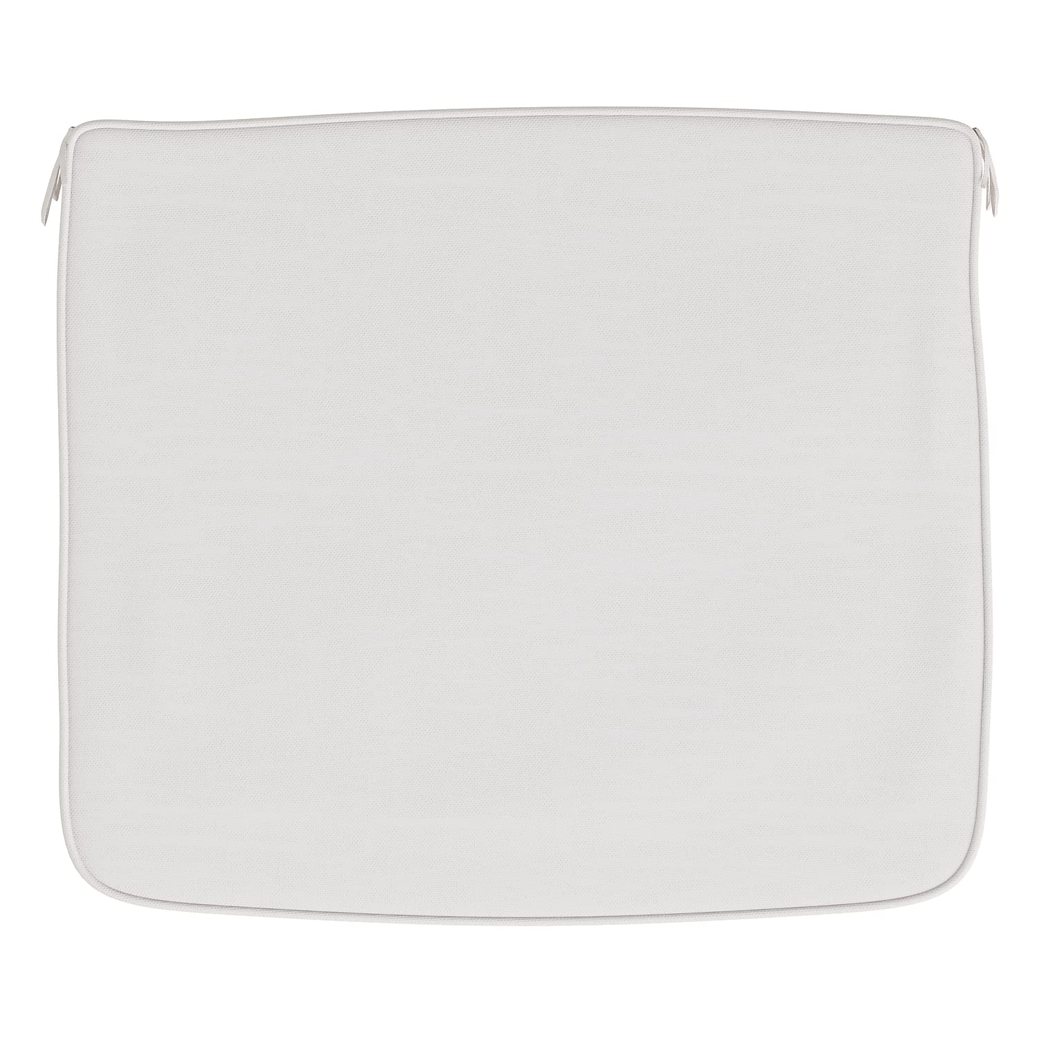 Flash Furniture McIntosh Wicker Patio Chair Cushion - All-Weather Cream Polyester Fabric - 11