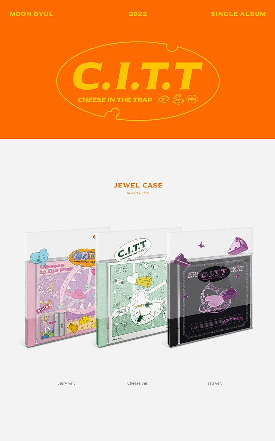MOONBYUL C.I.T.T Album - Photo Book, Sticker & Cards for K-Pop Fans