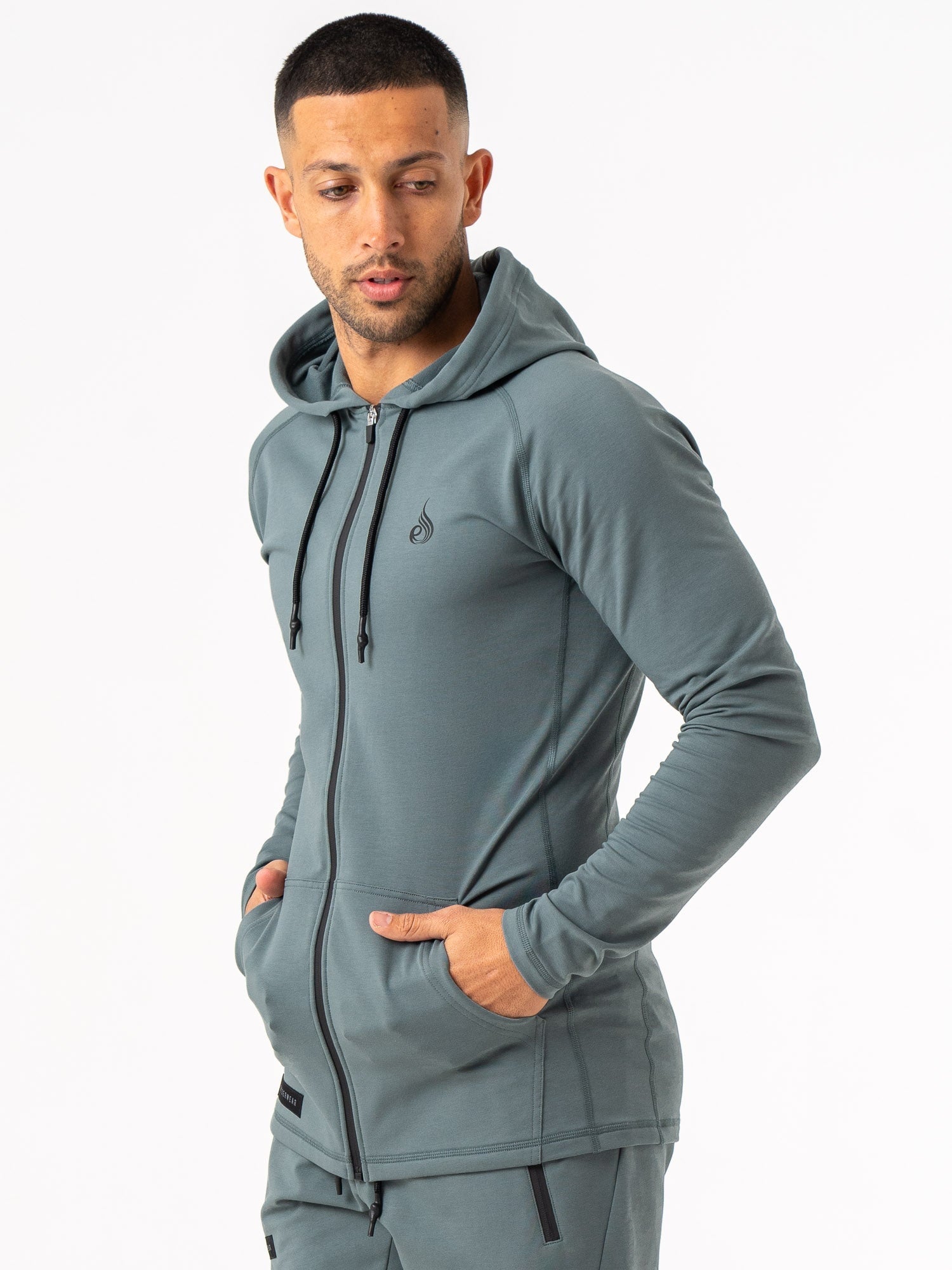 Endurance Zip Up Jacket for Men & Women | Lightweight Water-Resistant Outdoor Jacket in Fern Green | Perfect for Hiking, Running & Casual Wear
