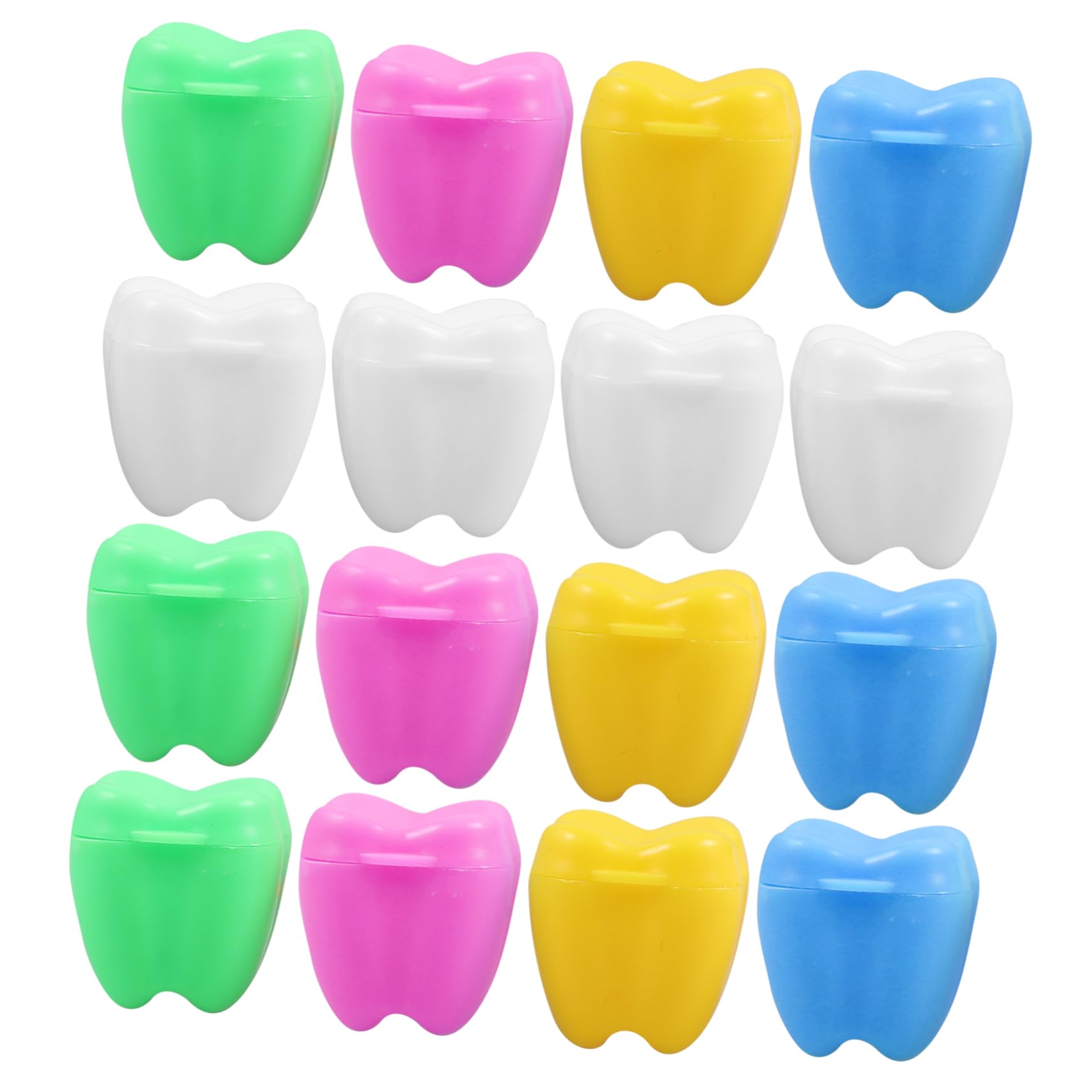 Hohopeti 60 Pcs Tooth Storage Box - Plastic Tooth Saver Necklace for Boys, Kids Tooth Keepsake Container - Perfect for Baby Teeth Preservation & First Tooth Keepsake Gifts