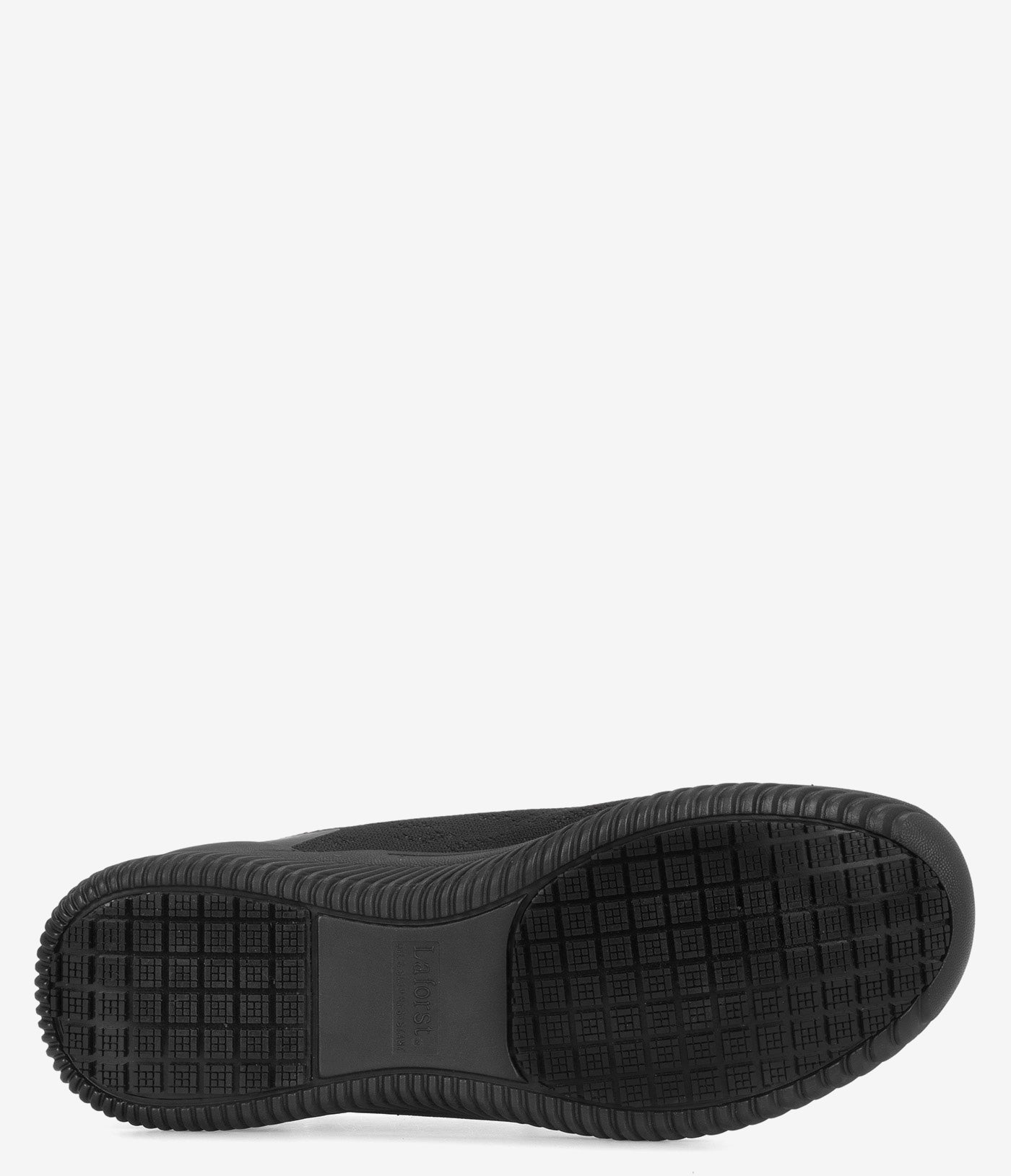 Laforst Women's Slip-Resistant Knit Slip-On Shoes - Comfortable Non-Slip Loafers for Work, Nursing, and Casual Wear