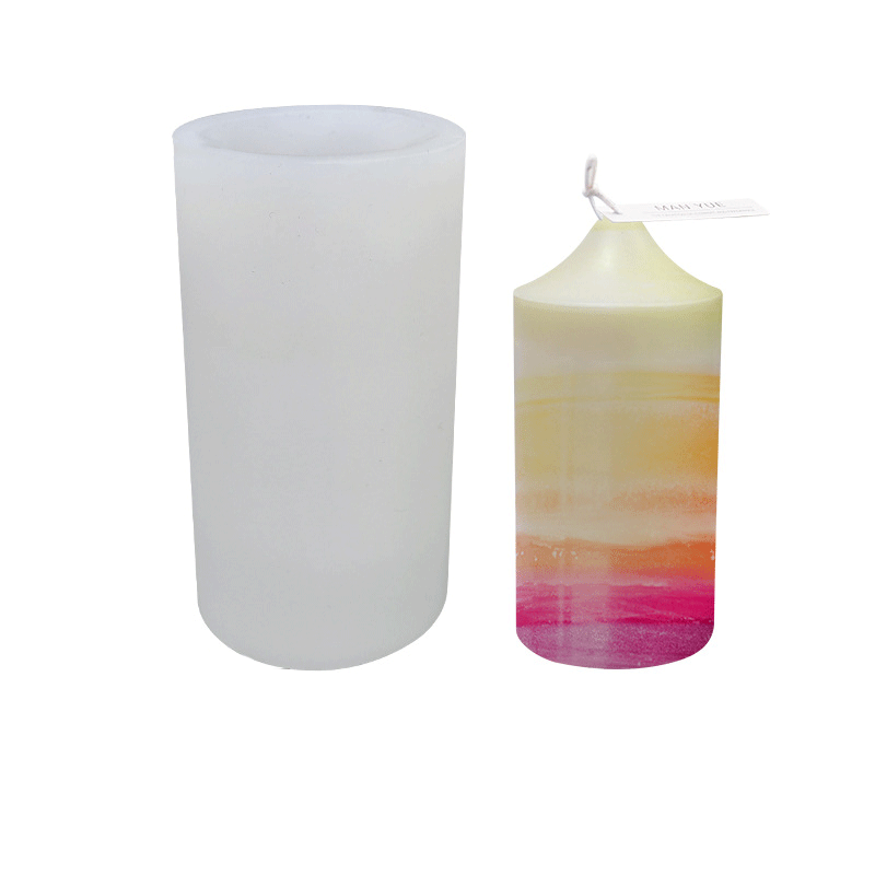 Premium Small Pillar Silicone Candle Mold - 4.4 Inches Height (113mm) for DIY Candles, Wax Melts & Home Decor - Perfect for Weddings, Parties & Aromatherapy