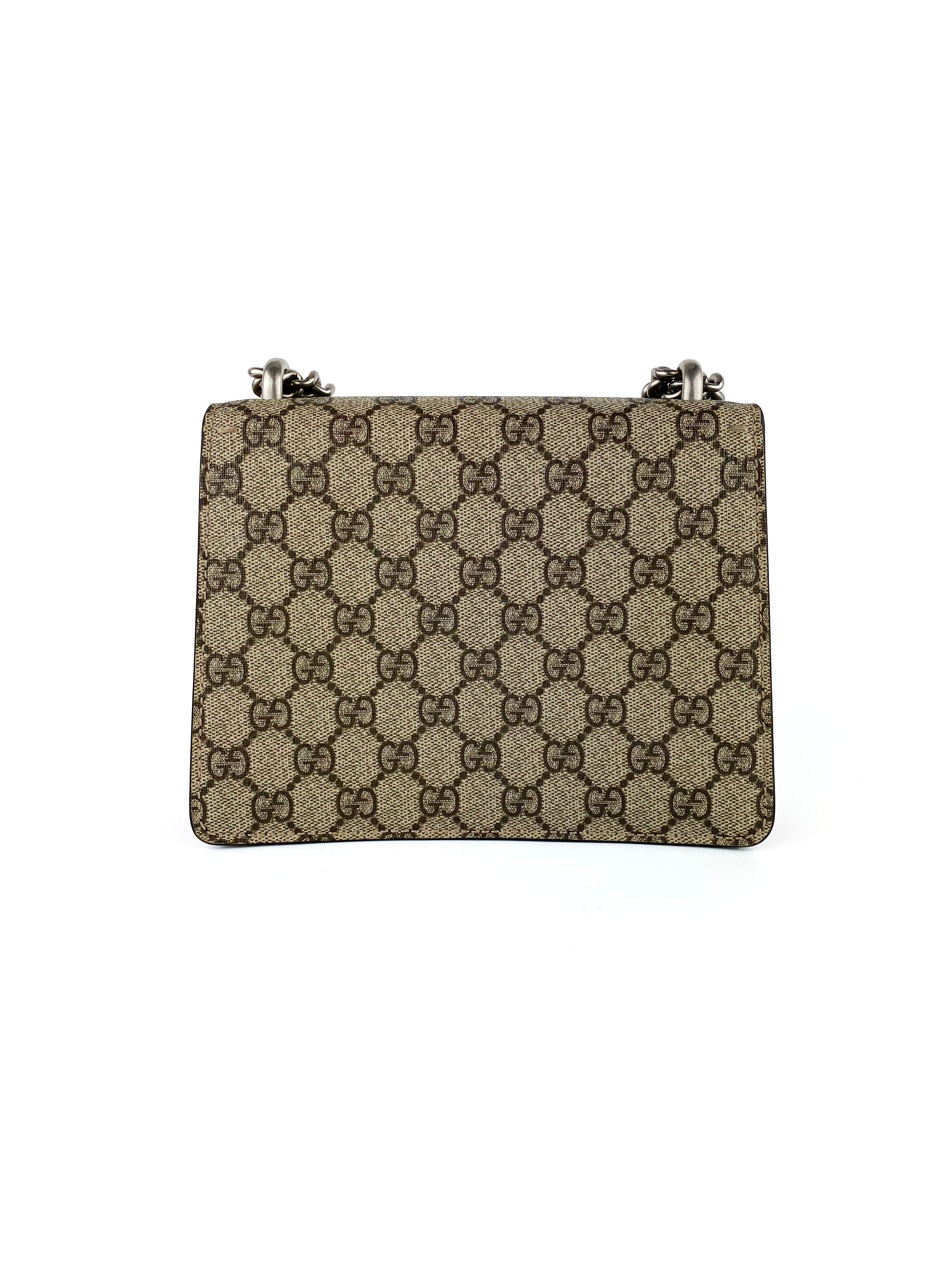 Gucci Mini Dionysus Shoulder Bag with Red Trim - Elegant Crossbody Purse for Women, Perfect for Parties, Dates & Night Out