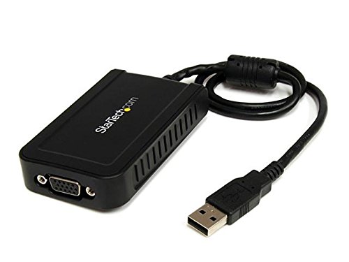 StarTech USB 2.0 to VGA Adapter - External Multi Monitor Video Card Converter - Expand Your Workspace for Laptops & Desktops - Ideal for Home Office, Gaming & Business Presentations