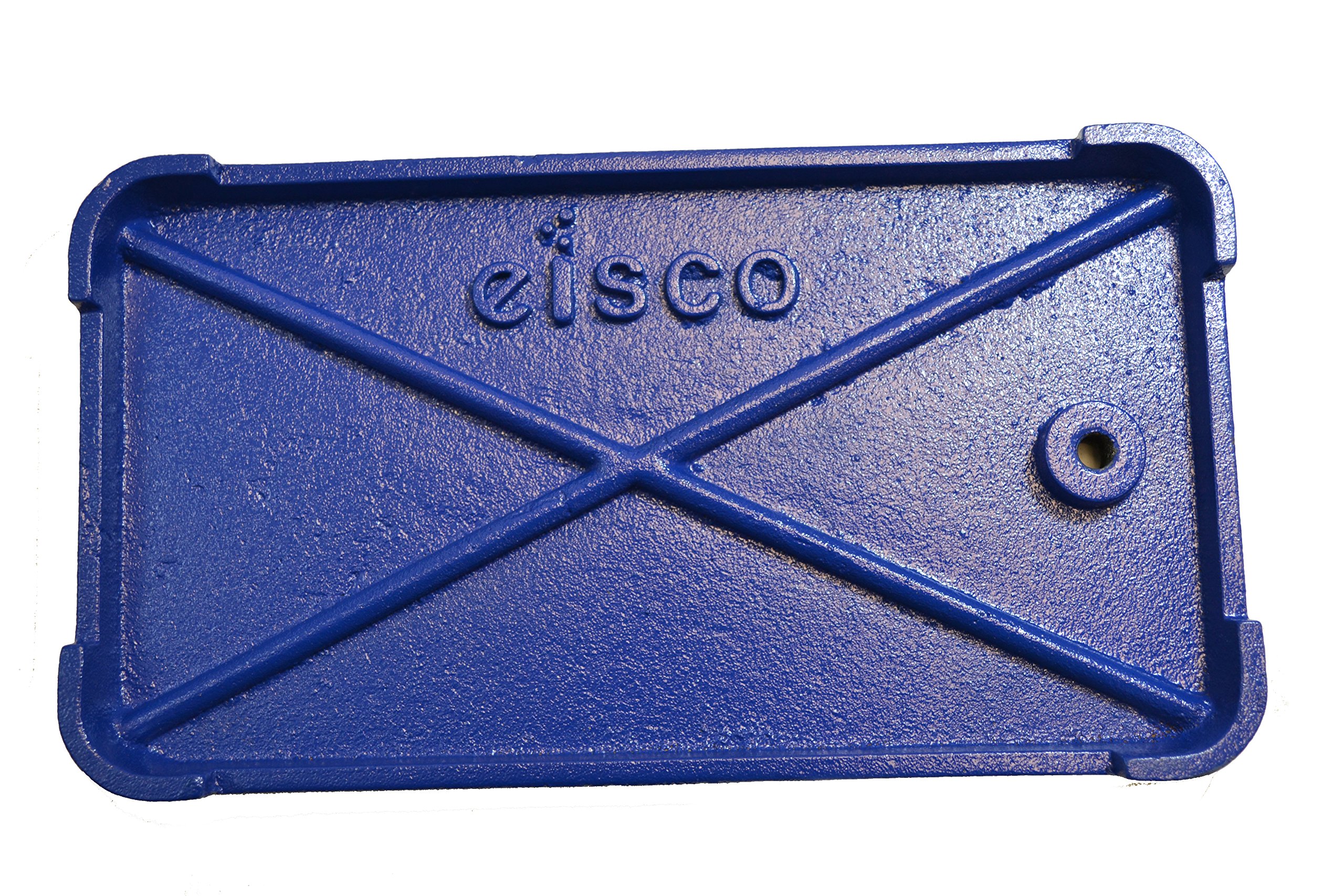 8-Piece Heavy Duty Cast Iron Base & Stainless Steel Rod Set - Rectangular Retort Stand with Multiple Sizes - Eisco Labs - Perfect for Chemistry Labs, Science Experiments & Classroom Demonstrations