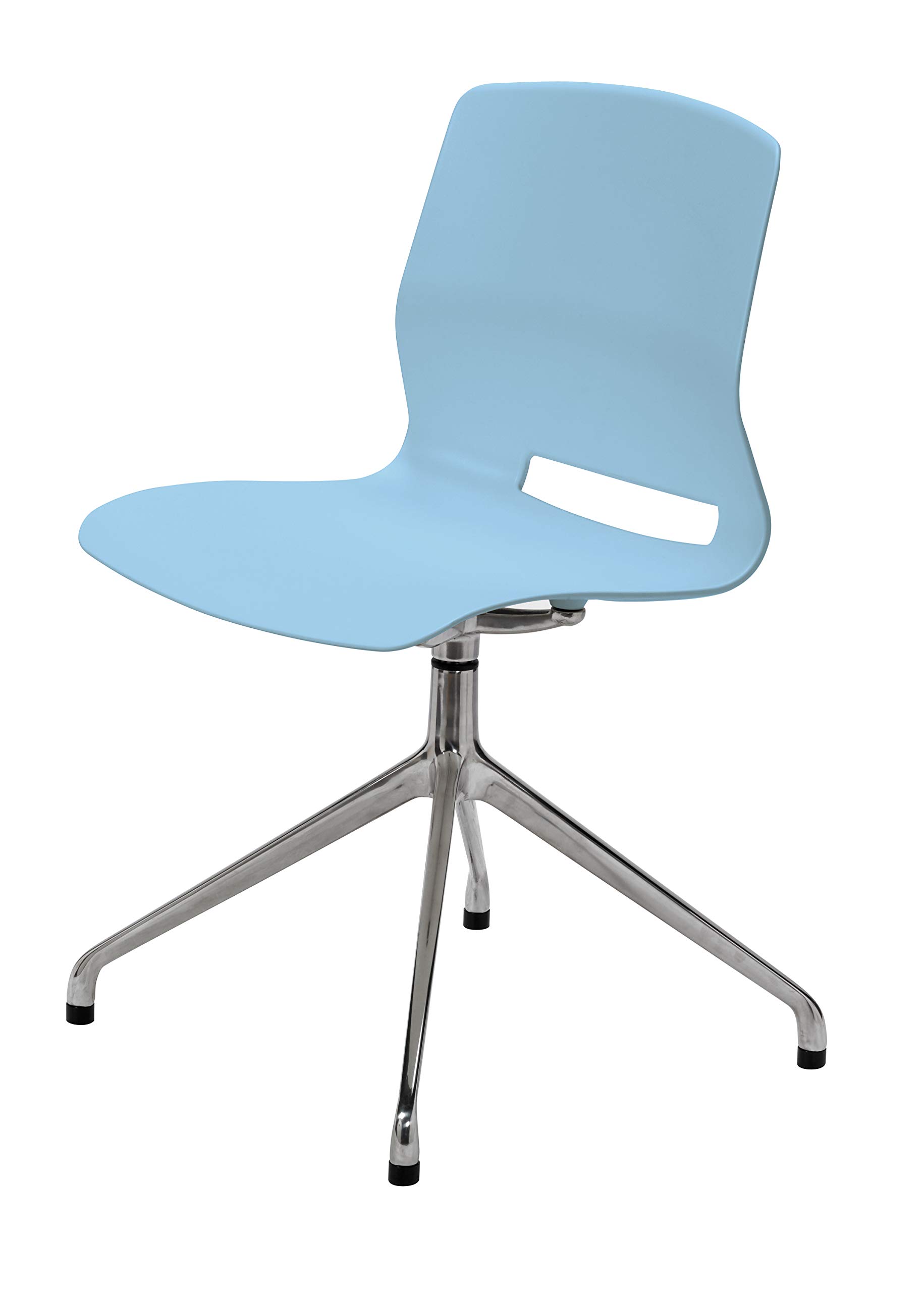 Lola Ergonomic Office Chair - Sky Blue Mesh Back & Adjustable Height - Perfect for Home Office, Gaming & Workspace Comfort