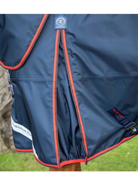 Premier Equine Buster 420g Turnout Rug with Classic Neck Cover - Heavyweight Horse Blanket for Winter Pasture & Stable Use