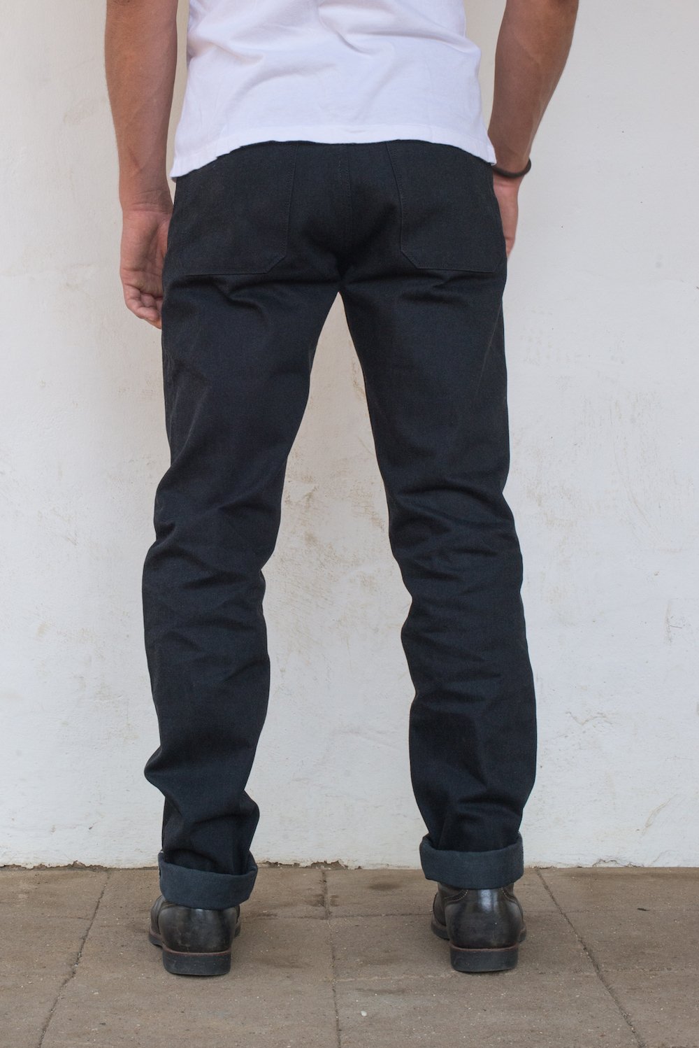 Freenote Portola Taper Raw 14.25 OZ Black Grey Selvedge Denim Jeans - Premium Men's Slim Fit Pants for Casual Wear & Night Out