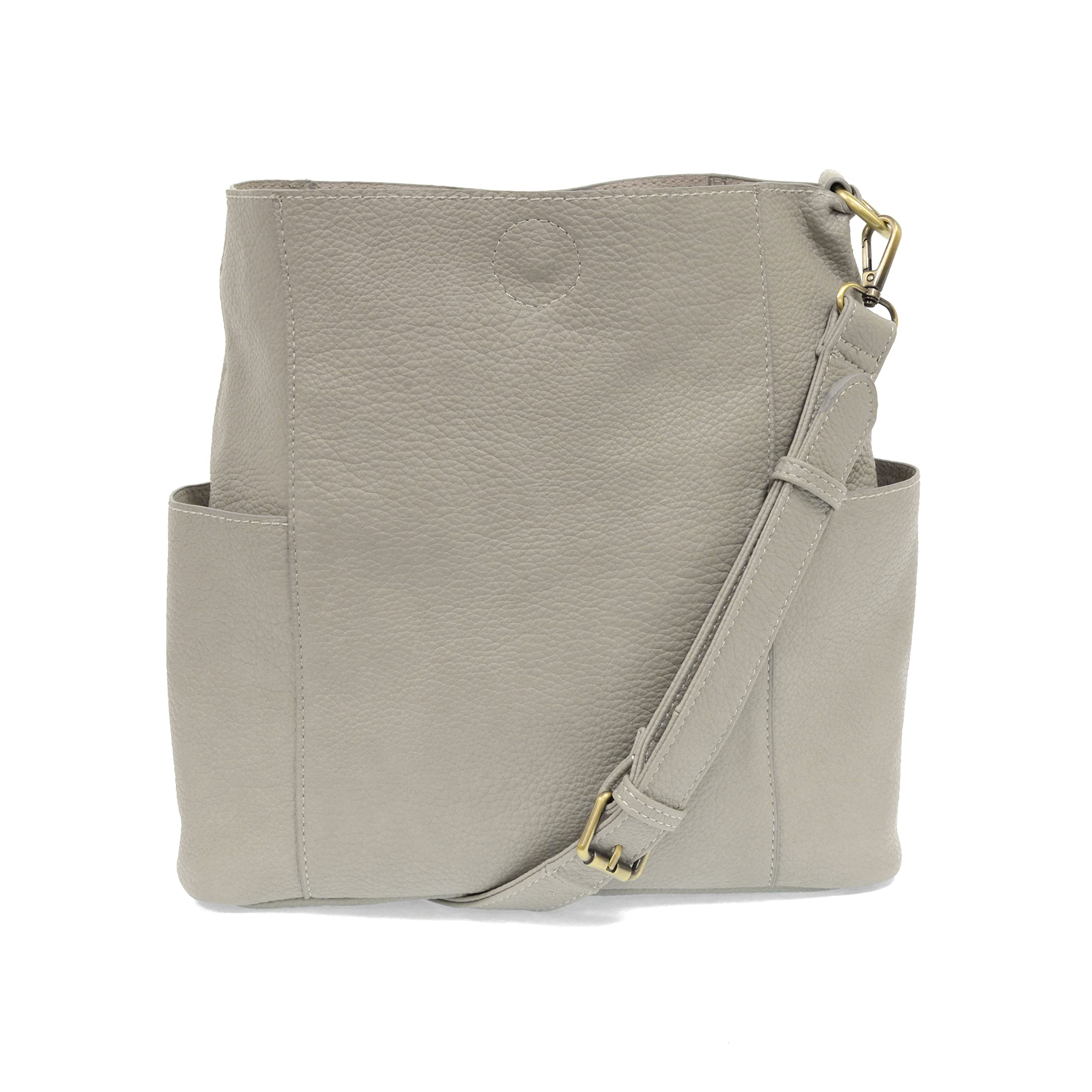 Joy Susan Side-Pocket Bucket Bag - Kayleigh Crossbody Purse for Women | Fashionable Leather Shoulder Bag with Adjustable Strap | Perfect for Work, Travel & Everyday Use