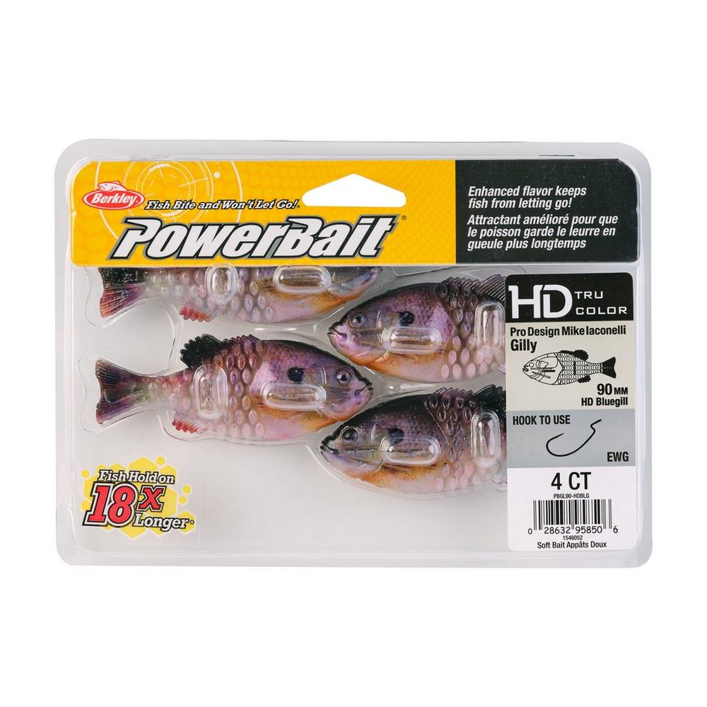 Berkley PowerBait Gilly Swimbait Fishing Lure - Designed by Mike Iaconelli - Perfect for Bass, Trout, and Freshwater Fishing