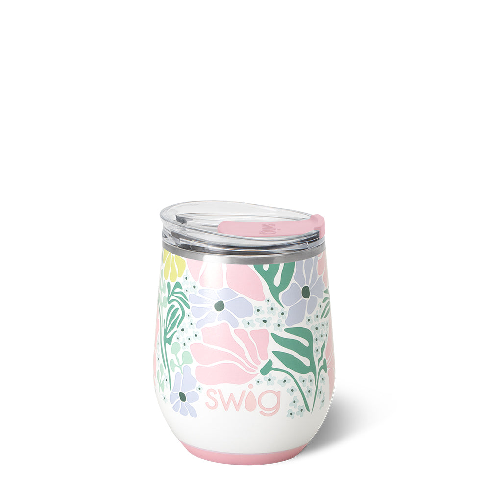 12oz Stemless Wine Glasses for Garden Party - Elegant & Durable Outdoor Drinkware for Picnics, BBQs, and Summer Gatherings