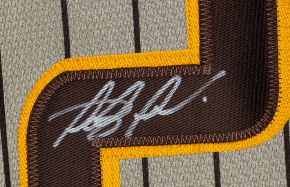 Authentic Fernando Tatis Jr. Signed San Diego Padres MLB Replica Baseball Jersey with JSA Certification - Perfect for Collectors, Fans & Sports Memorabilia Displays