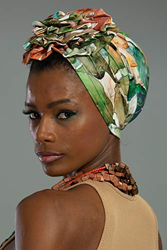 Stylish Cotton Turban Head Wrap for Women - Soft & Breathable Hair Scarf - Perfect for Yoga, Beach, or Everyday Fashion Accessory