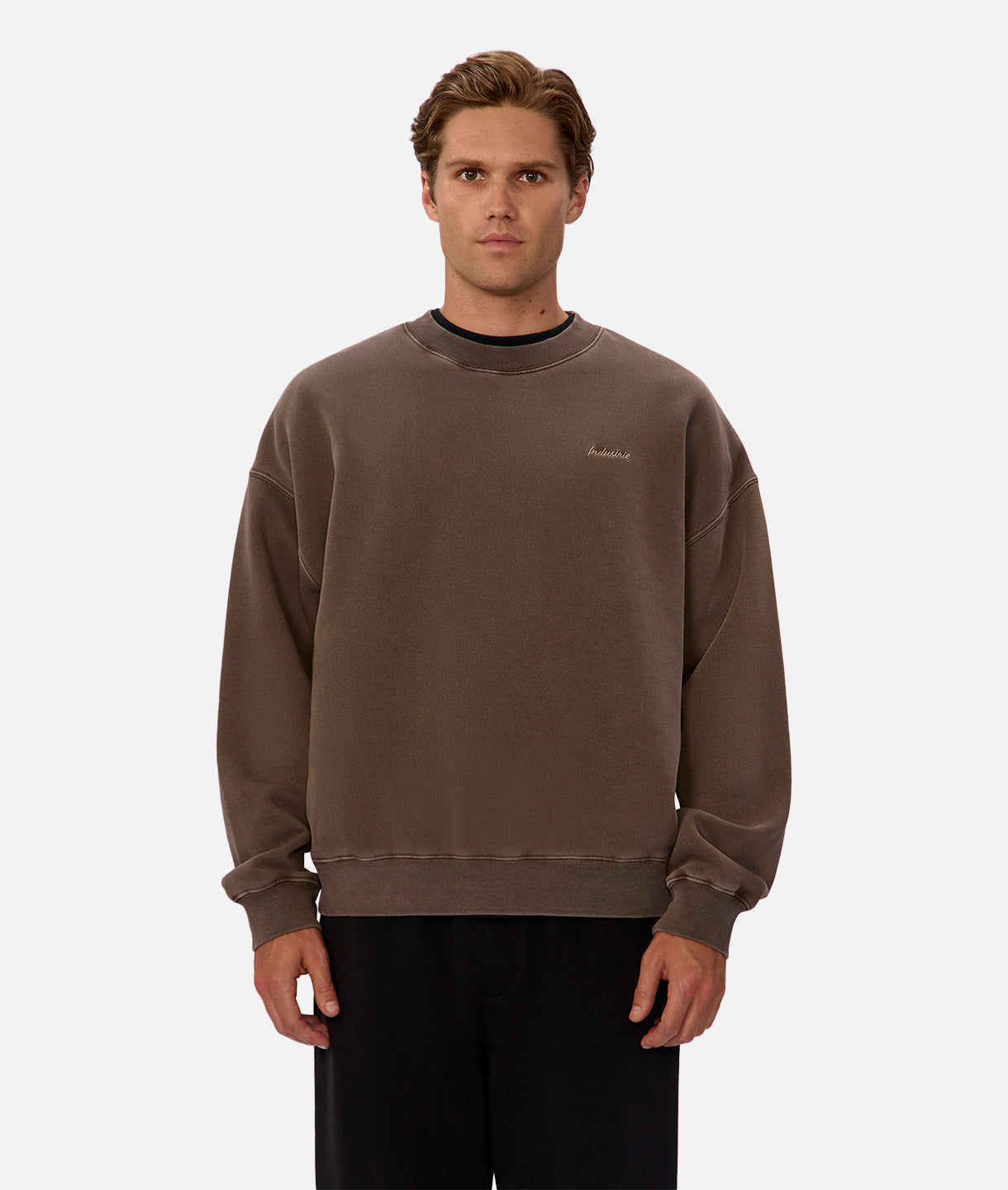 Premium Del Sur Washed Sweatshirt - Soft Cotton Pullover in Mocha Brown | Cozy Casual Wear for Men & Women | Perfect for Fall & Winter Outfits, Lounge & Travel