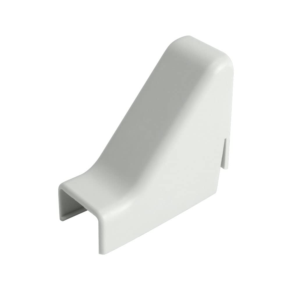 5 Pack of Drop Ceiling Raceway Adapters .87in, White - Perfect for Office, Home & Commercial Cable Management Solutions