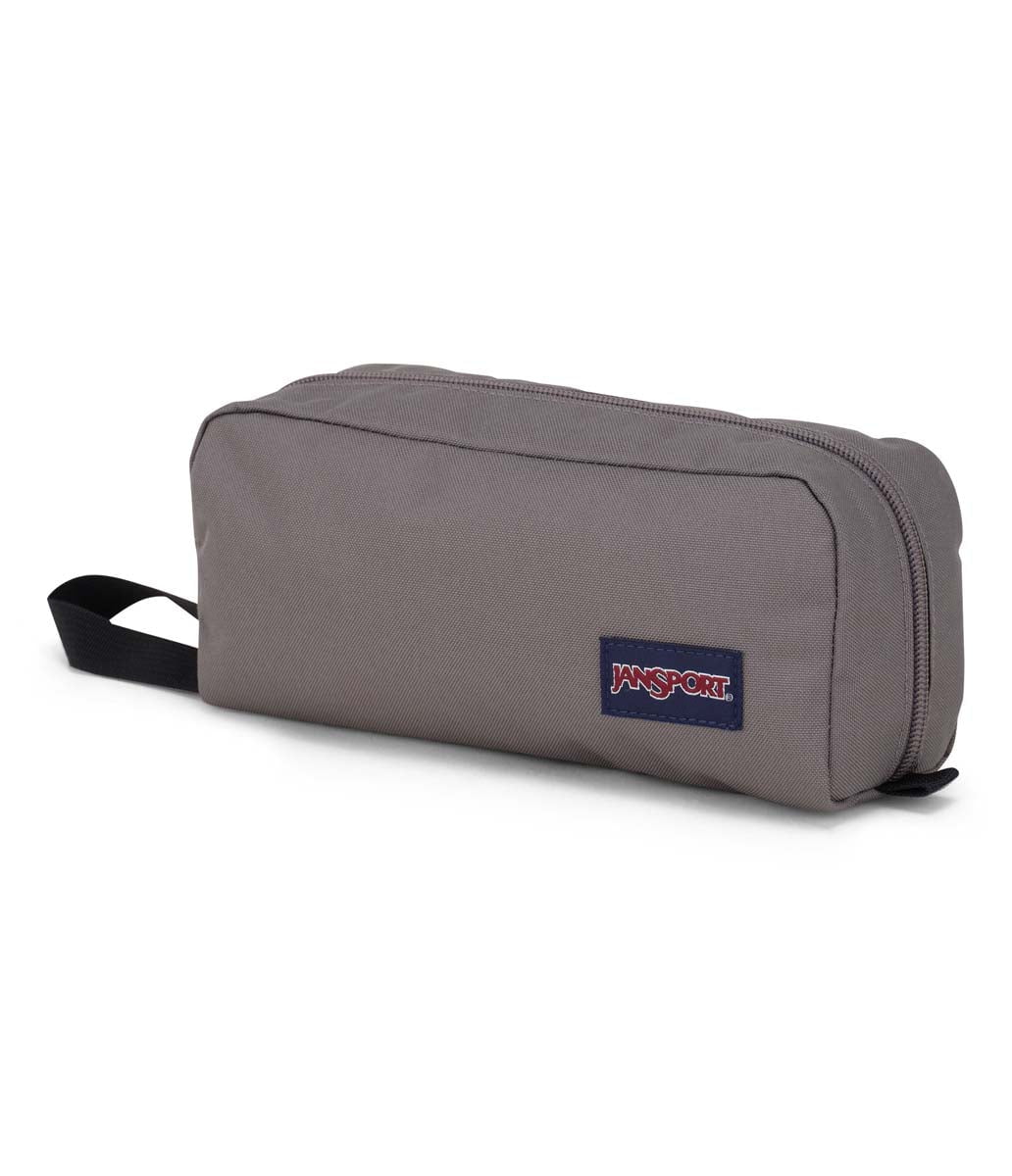 JanSport Perfect Pouch Small Crossbody Bag - Graphite Grey for Travel, School & Everyday Use