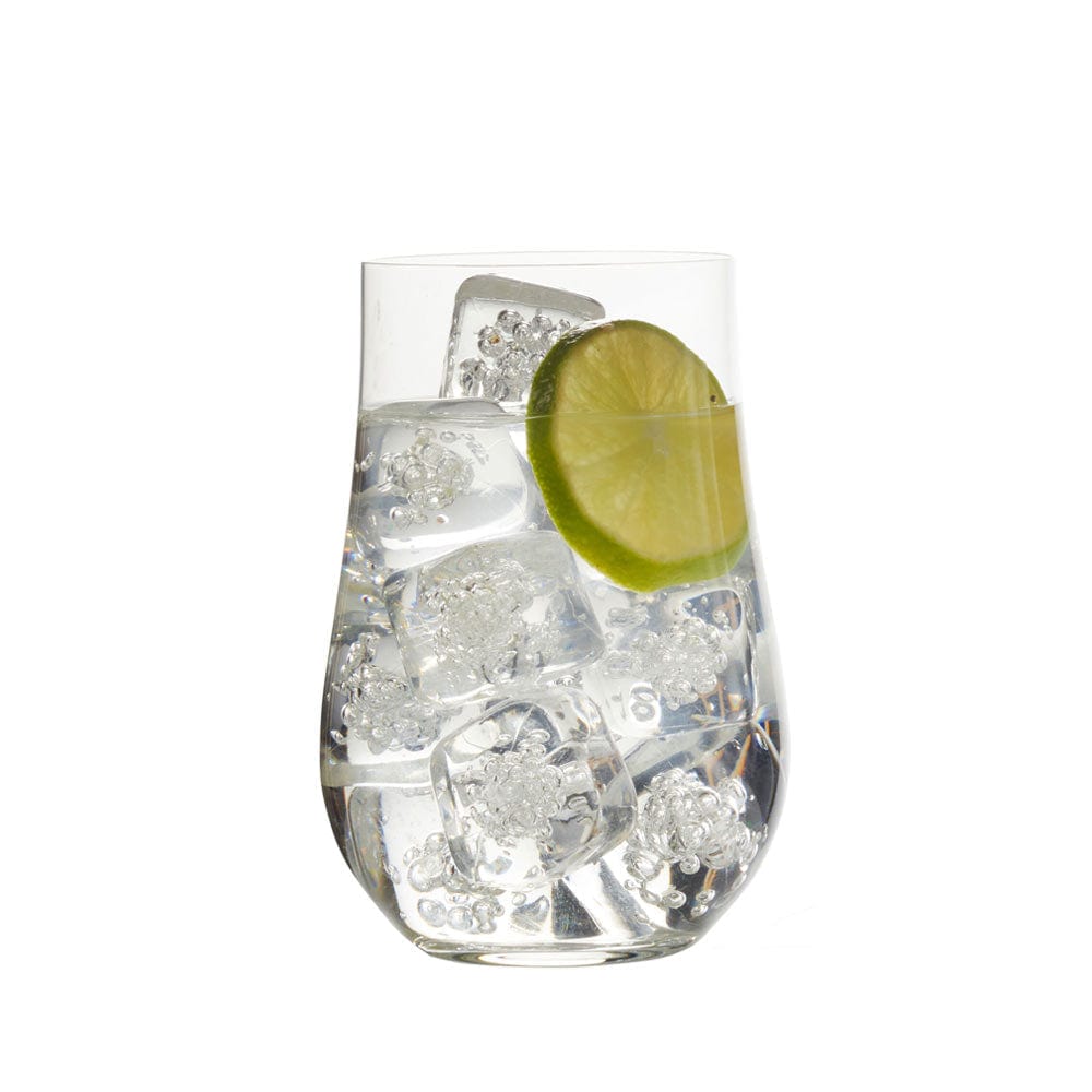 Grace Set of 4 Elegant Highball Glasses - 16oz Crystal Clear Drinking Glasses for Cocktails, Iced Tea & Beverages - Perfect for Home Bar, Parties & Gifts