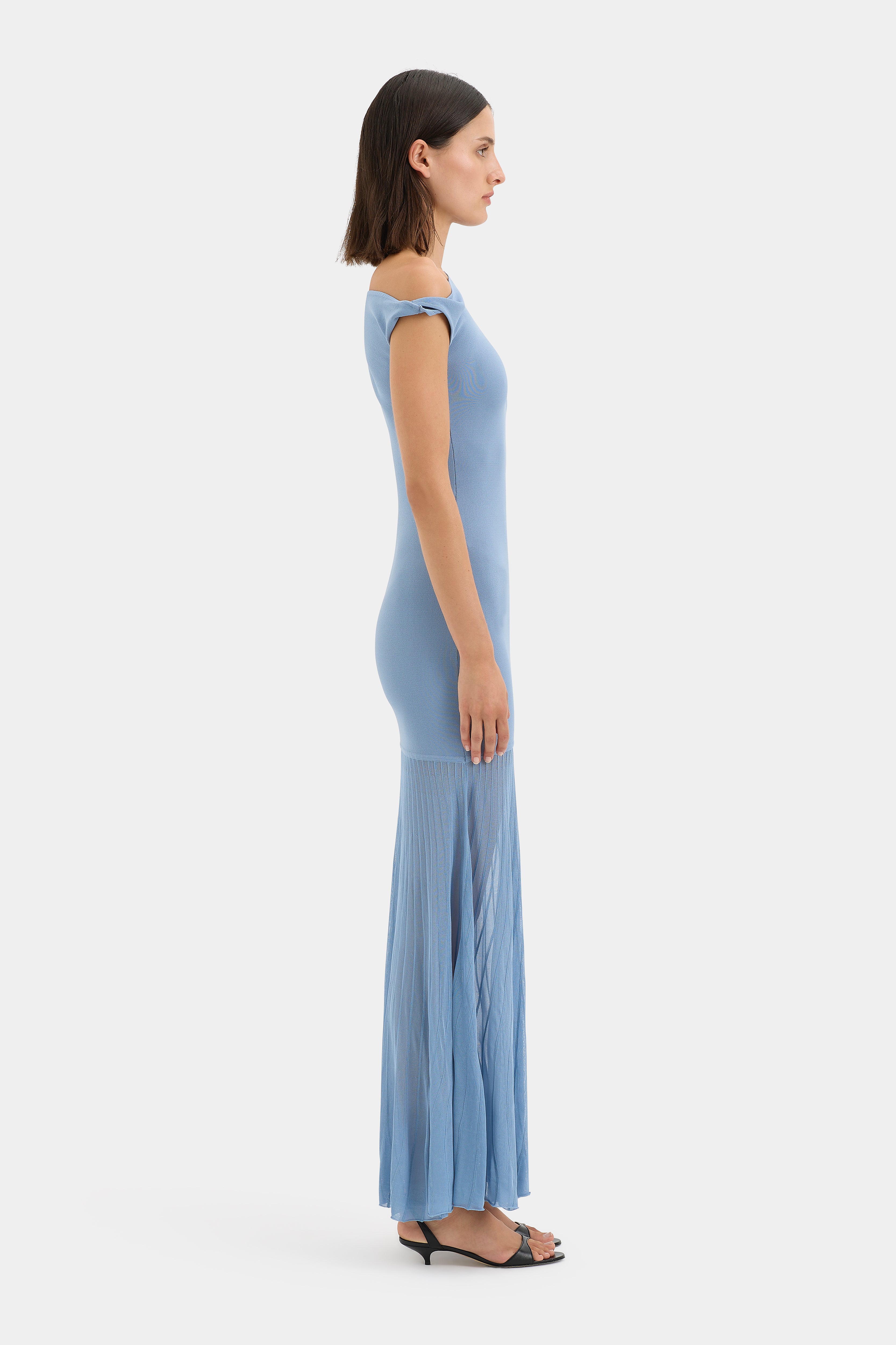 Indigo Twist Dress - Elegant Women's Wrap Dress for Casual & Evening Wear | Perfect for Date Nights, Parties & Office Outfits