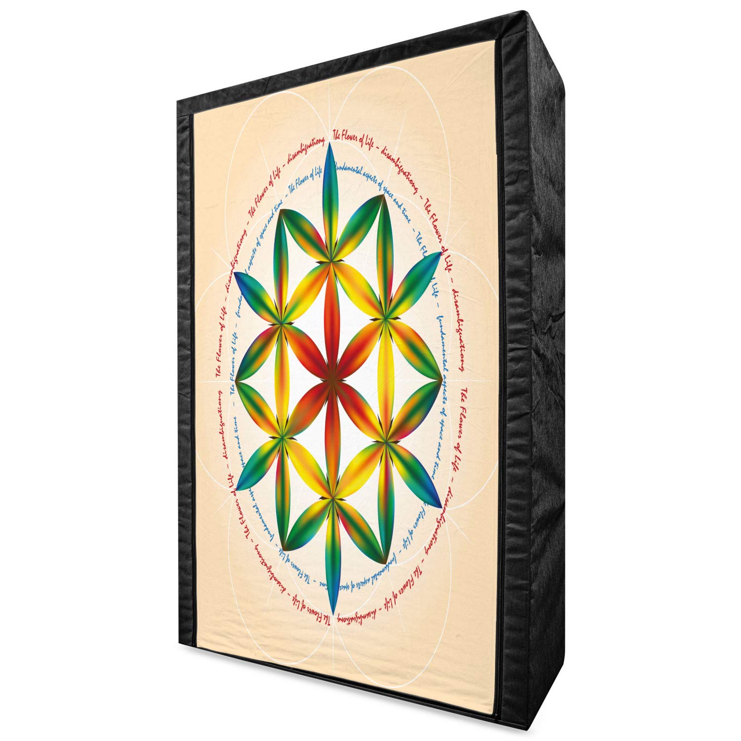 Ambesonne Geometry Portable Fabric Wardrobe - 42.5
