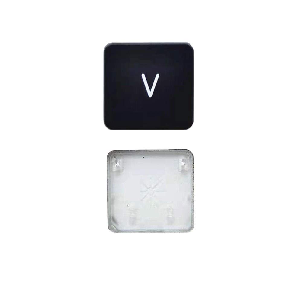 Replacement V Key Cap and Hinges for MacBook Pro A1425 A1502 A1398 & MacBook Air A1369 A1466 A1370 A1465 - Perfect Keyboard Repair Part for Typing and Office Work
