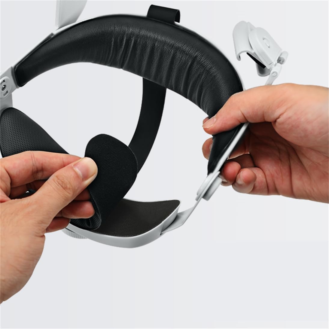 Adjustable Ergonomic Head Strap for Vision Pro - Lightweight VR Headset Brace for Comfort & Stress Relief - Perfect for Gaming, Movies & Virtual Meetings