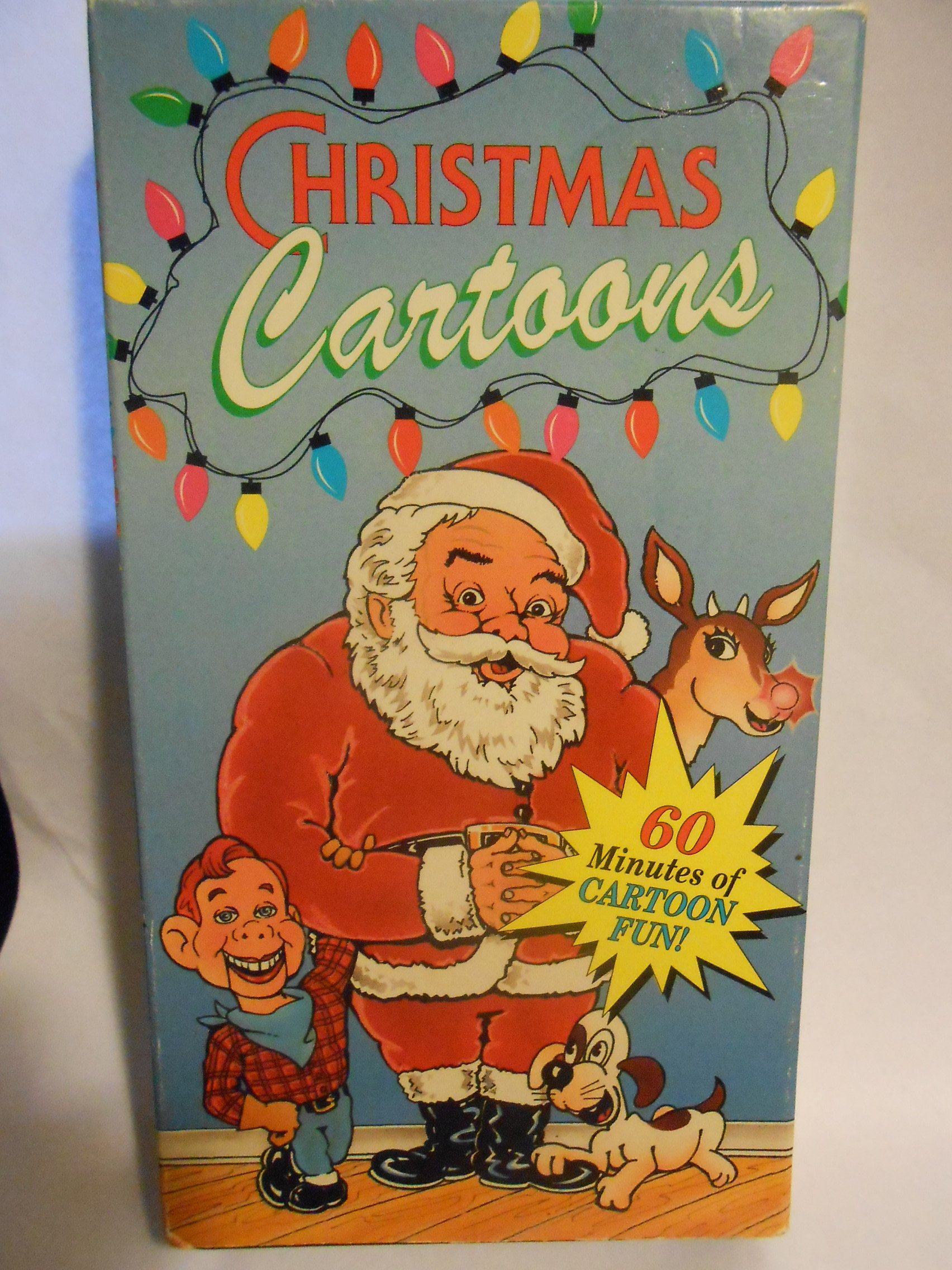 Vintage Christmas Cartoons VHS Tapes - Classic Holiday Animated Movies Collection for Kids & Adults - Perfect for Festive Family Movie Nights & Nostalgic Holiday Gatherings