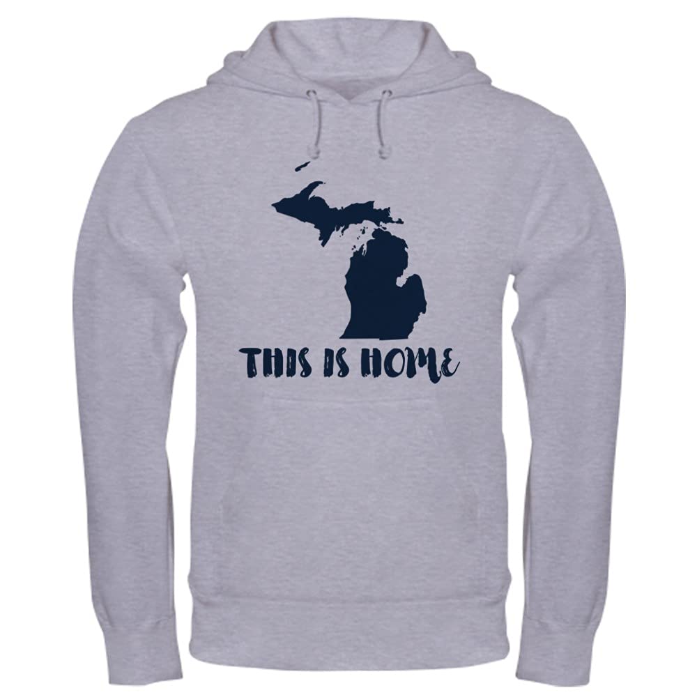 Michigan This Is Home Hooded Sweatshirt - Soft & Cozy Pullover for Men & Women - Perfect for College, Football Games & Winter Outfits