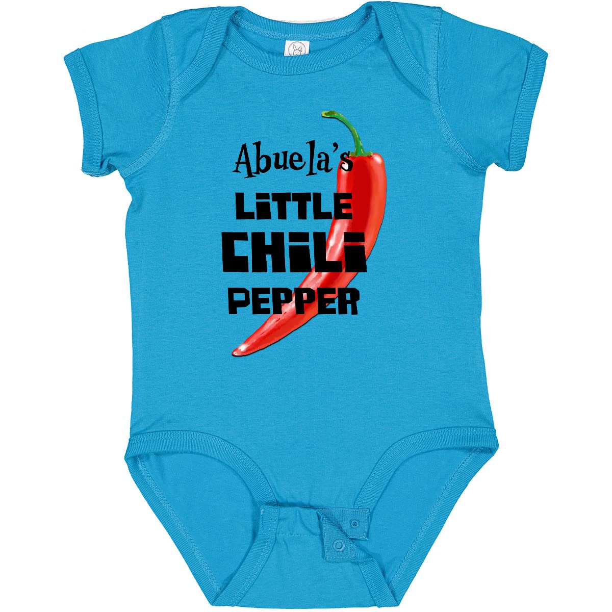 Inktastic Abuela's Little Chili Pepper Baby Bodysuit - Cute Hispanic-Themed Infant Onesie for Boys & Girls - Perfect for Family Gatherings, Hispanic Heritage Month & Photo Shoots