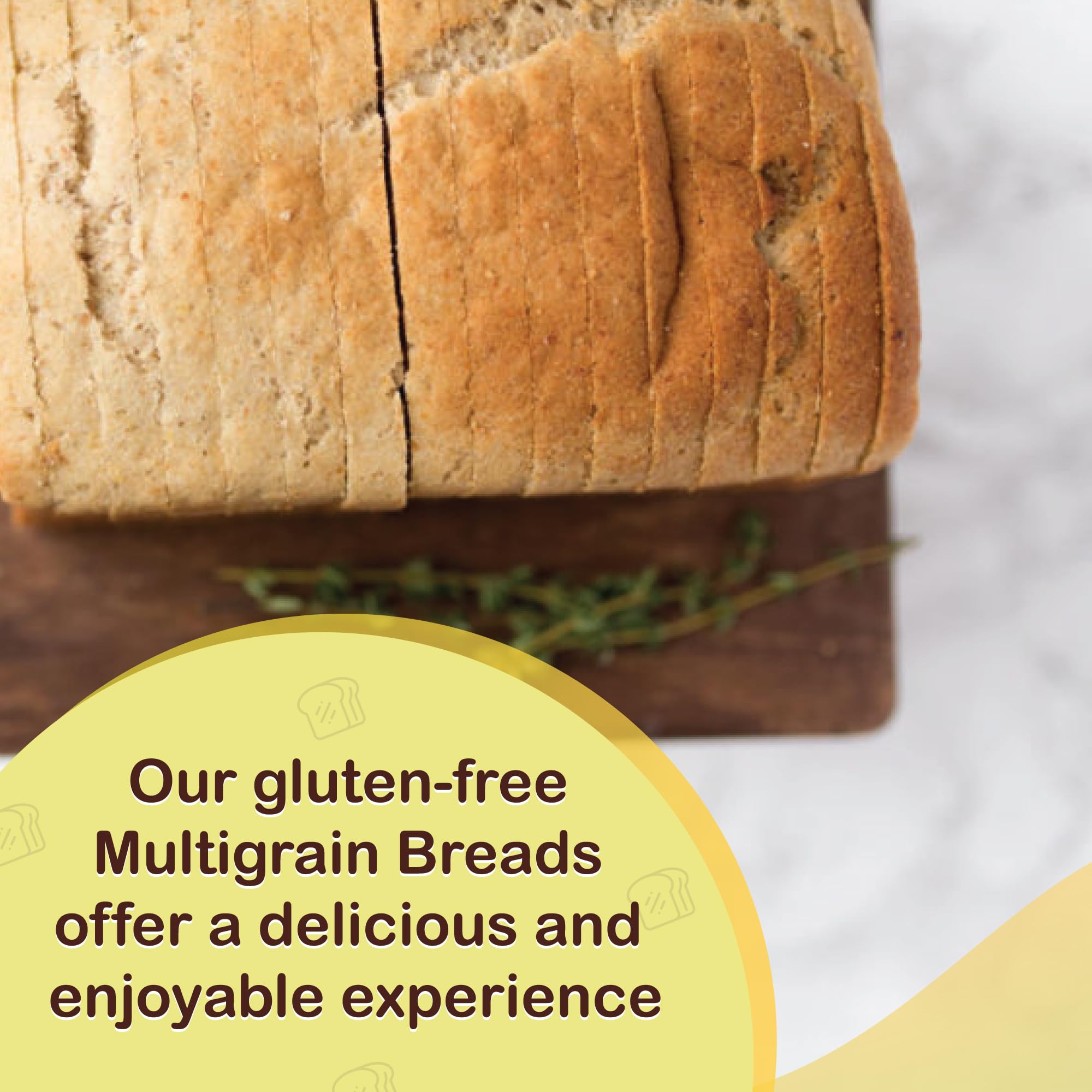 Gluten Free Multigrain Sandwich Bread - 32 oz Loaves (2 Pack) | Non-GMO, All Natural Ingredients | Healthy & Delicious for Sandwiches, Toast & Breakfast