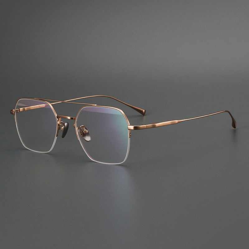 Premium Titanium Aviator Sunglasses Frames ST05229 - Lightweight & Durable Pilot Style Eyewear for Men & Women - Perfect for Driving, Outdoor Sports & Fashion Accessories