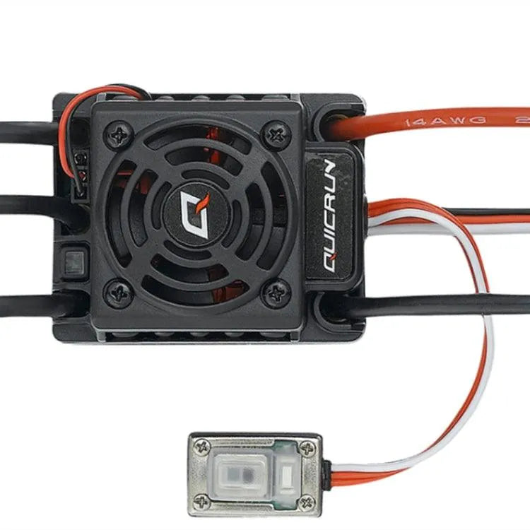 Hobbywing QuicRun 10BL60 60A Brushless Sensorless Waterproof ESC Speed Controller for 1/10 RC Cars - Perfect for Off-Road Bashing, Crawling and Racing