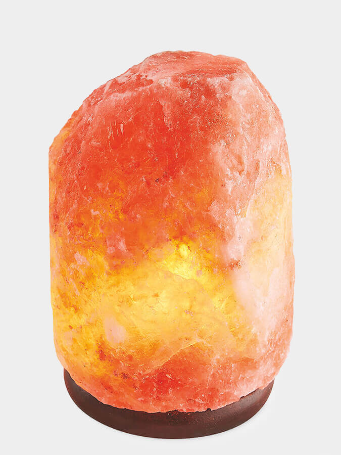 Natural Himalayan Salt Lamp for Yoga Studio - Handcrafted Pink Salt Night Light for Meditation, Relaxation & Home Decor - Perfect for Yoga, Spa, Bedroom & Office Wellness Spaces
