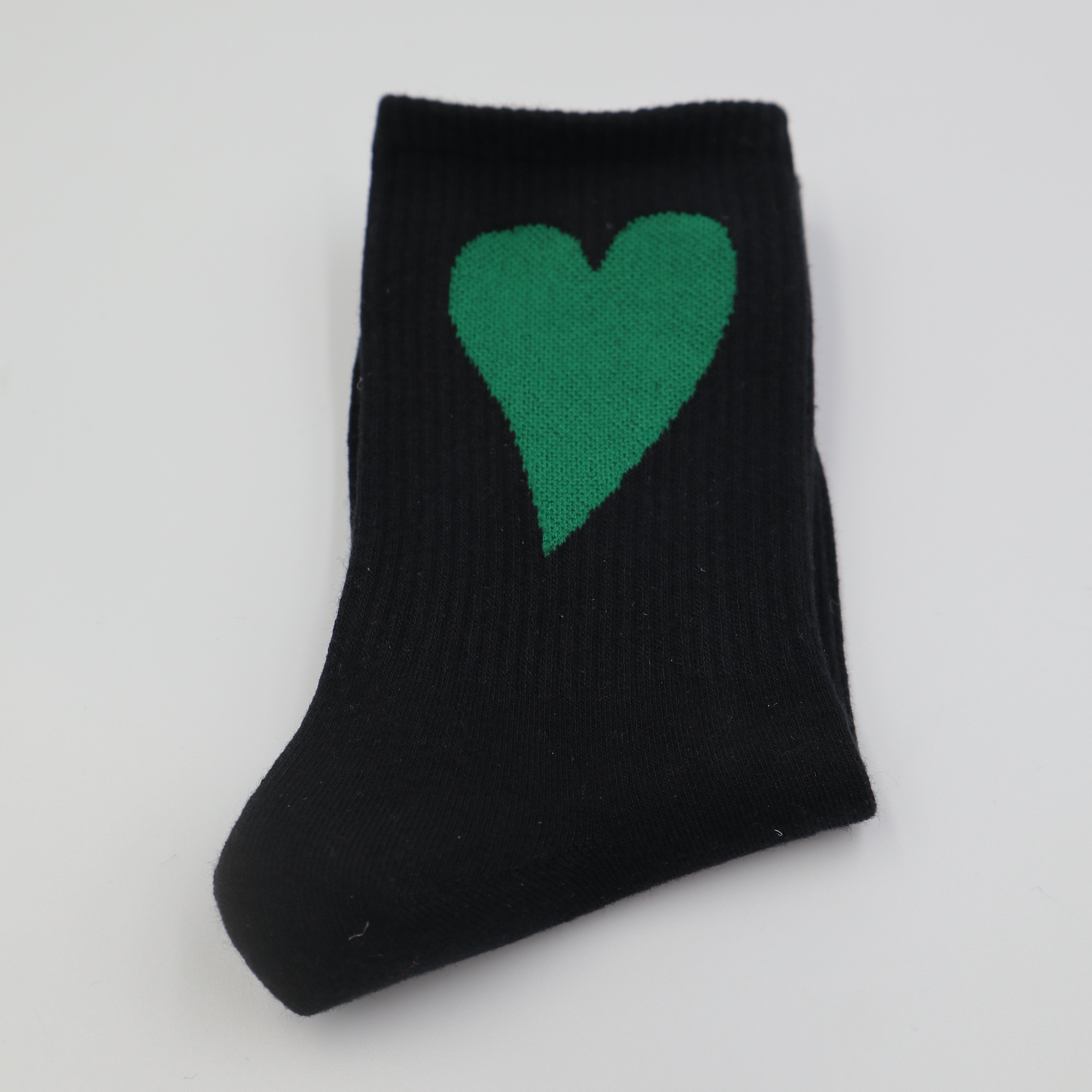 RollerFit Heart Crew Socks - Comfortable Athletic Socks for Running, Gym & Workout - Perfect for Sports, Fitness & Casual Wear