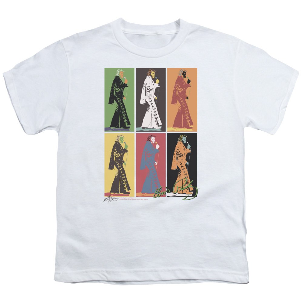 Elvis Presley Vintage Retro Graphic T-Shirt for Boys & Girls - Unisex Youth Tee for Concerts, Parties & Casual Wear