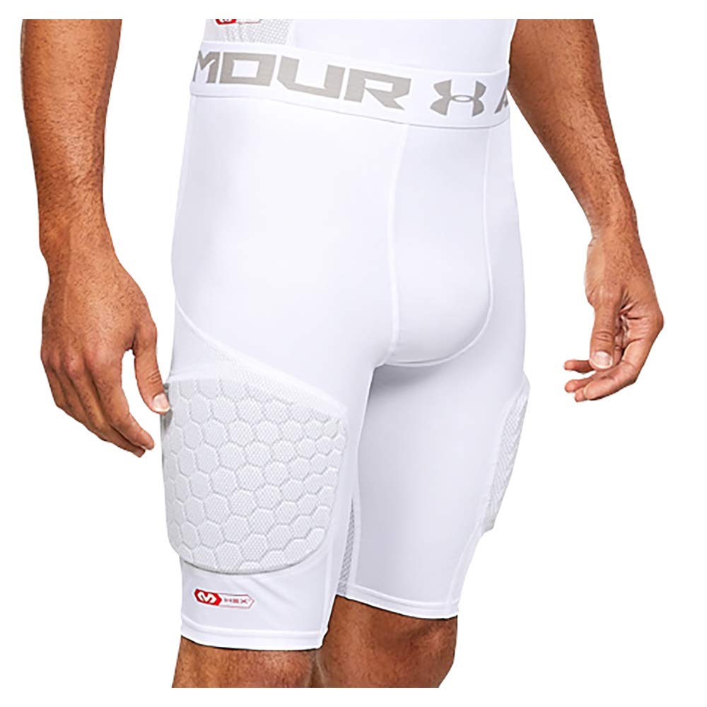 Under Armour Gameday 3 Pad Football Shorts for Men - Compression Padded Training Shorts with Moisture-Wicking Fabric - Perfect for Football Practice, Workouts & Gym Training