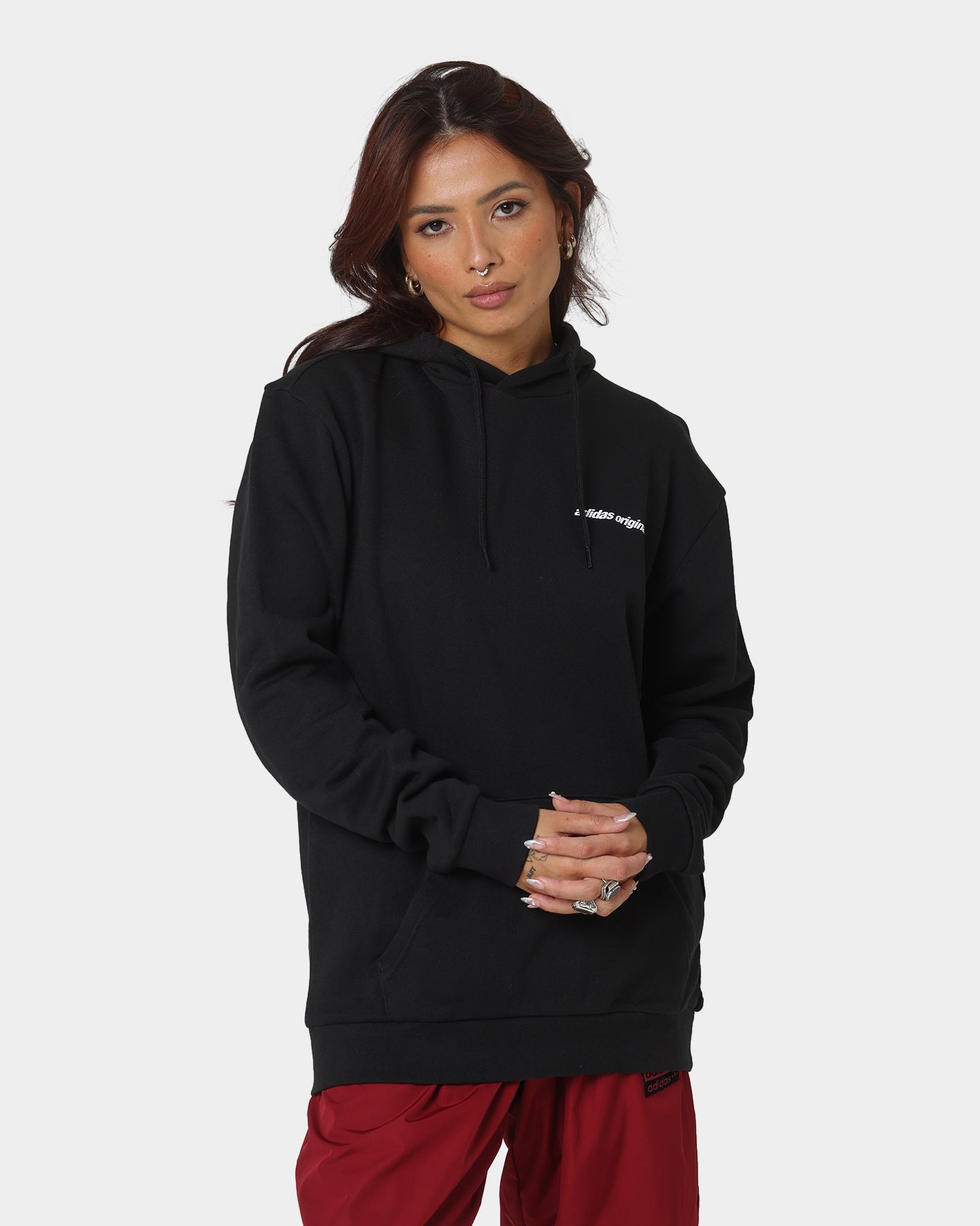 Adidas Yung Z Hoodie for Men - Black Pullover Sweatshirt | Casual Streetwear & Gym Wear
