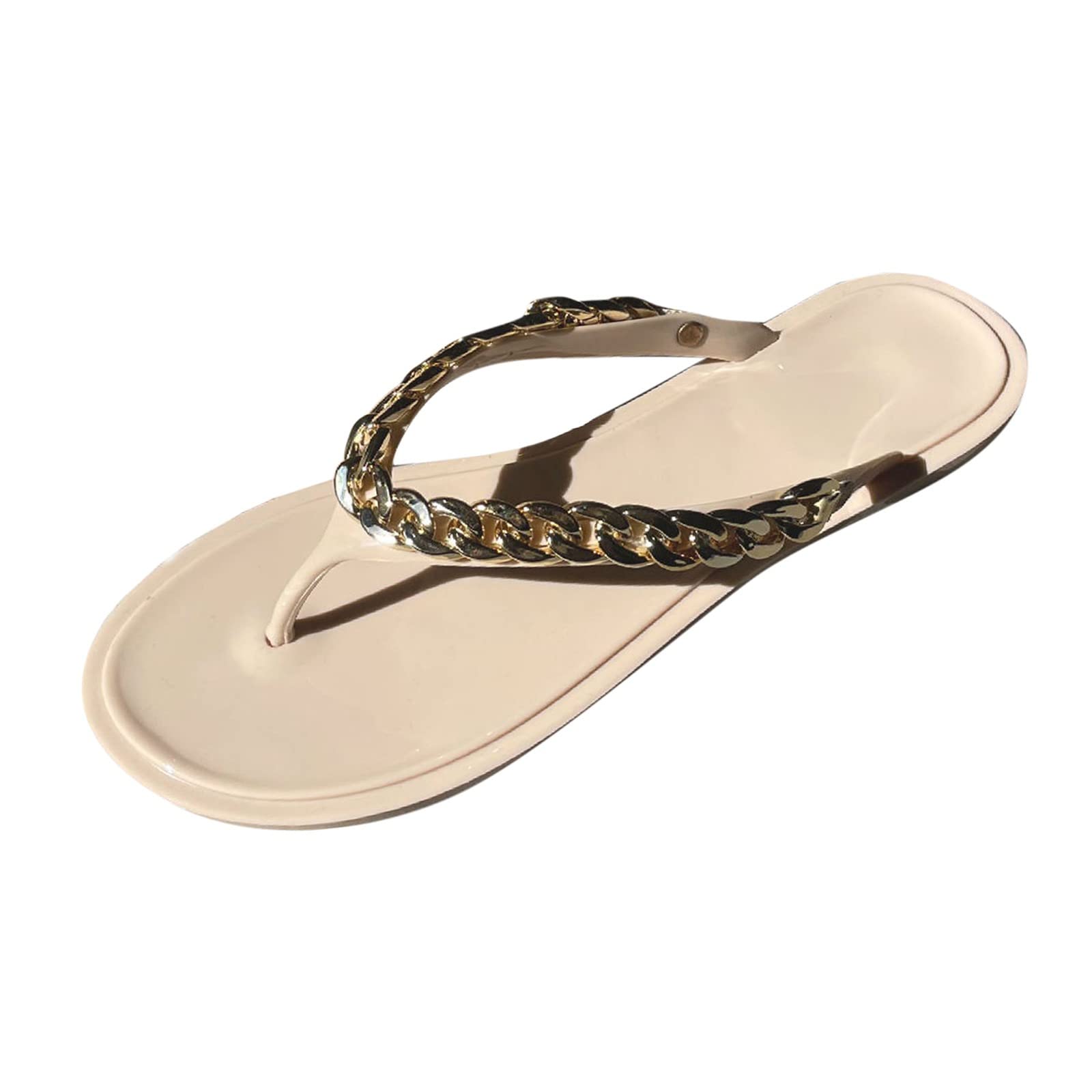 Women's Fashion Shiny Bear Flip Flops - Cute Summer Slippers for Beach, Pool & Home Comfort - Non-Slip Soft Soles - Trendy Casual Sandals for Women