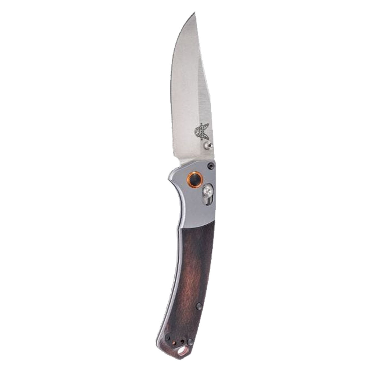 Benchmade Mini Crooked River Folding Knife - Premium EDC Pocket Knife with D2 Steel Blade for Outdoor, Camping & Everyday Carry (EDC)