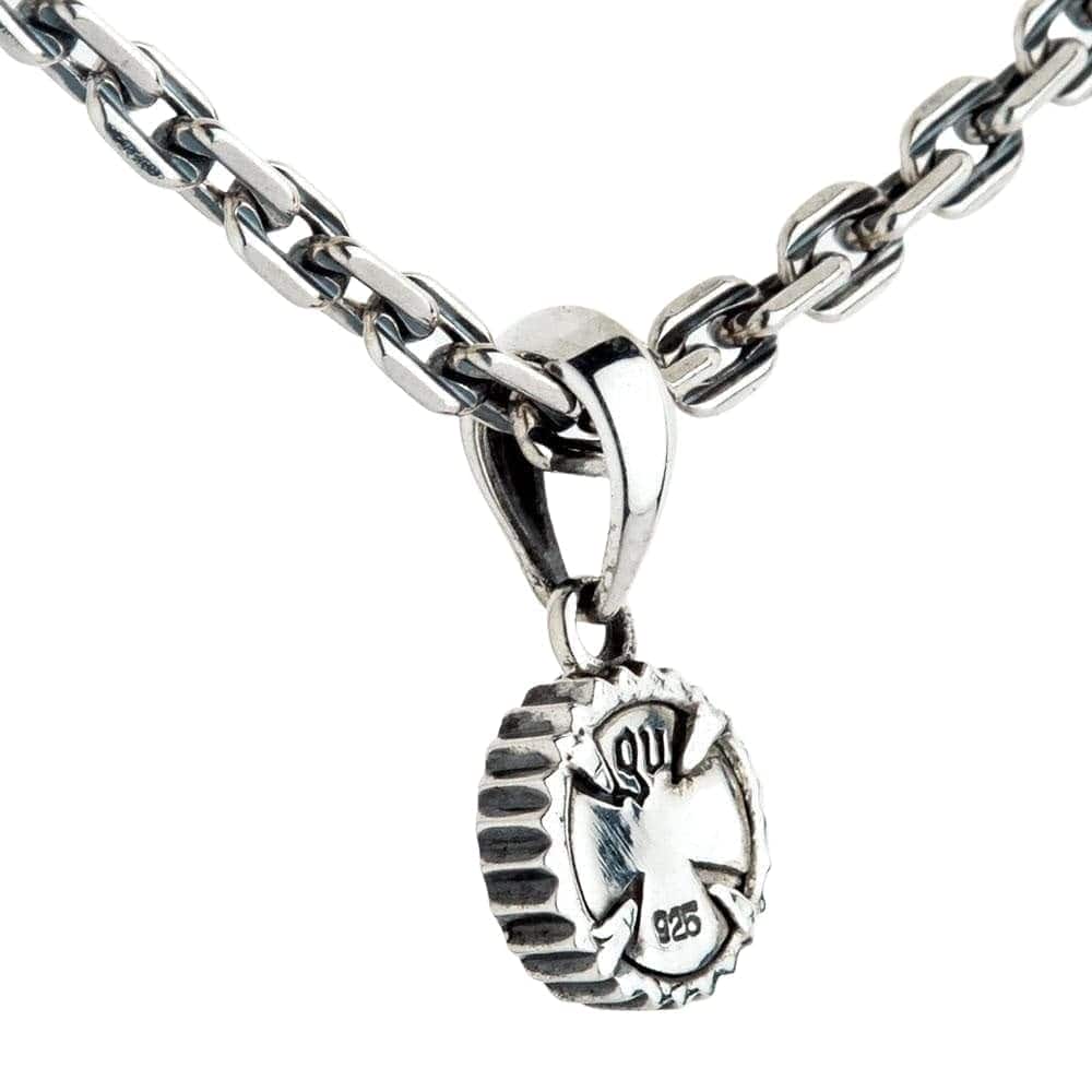 Evil Eye Protection Sterling Silver Pendant Necklace - Handmade 925 Silver Jewelry for Women, Men - Perfect for Everyday Wear, Gifts & Spiritual Protection