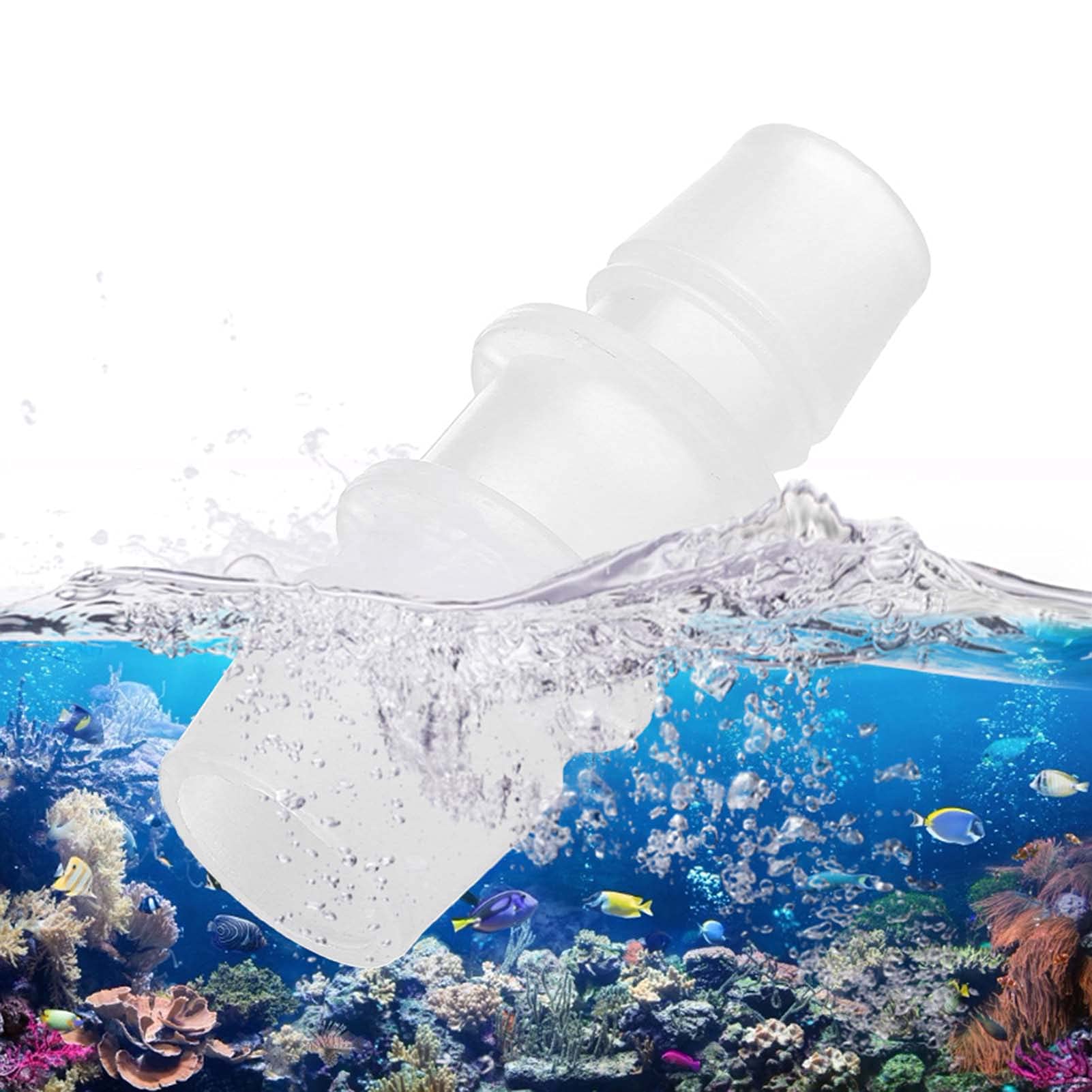 10PCS PVC Aquarium Pipe Adapter & Hose Fittings - Reducing Connector for Fish Tank Water Pump, Filter & Air Pump - Perfect for Aquarium Plumbing, DIY Fish Tank Setup & Water System Maintenance