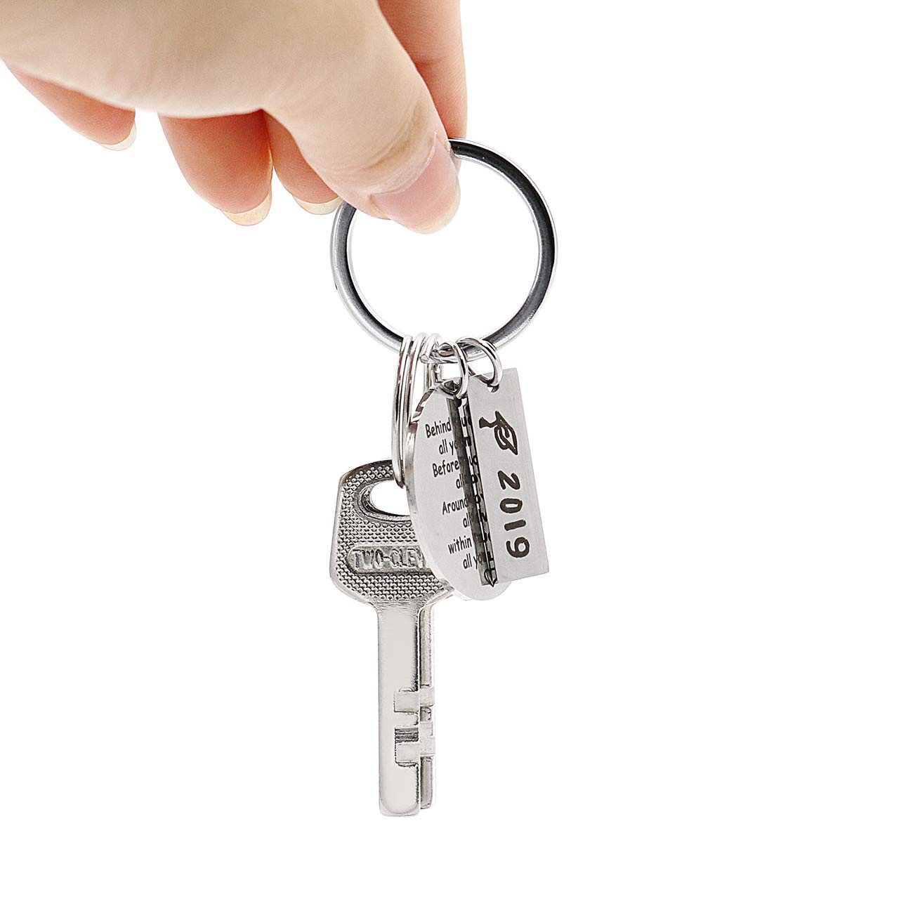 Gleamart Inspirational Graduation Keychain Gift for Women & Men - Perfect Graduation Gift for Her, Him, Friends & Family - Ideal for Graduation Parties, Commencement Ceremonies & Celebrations