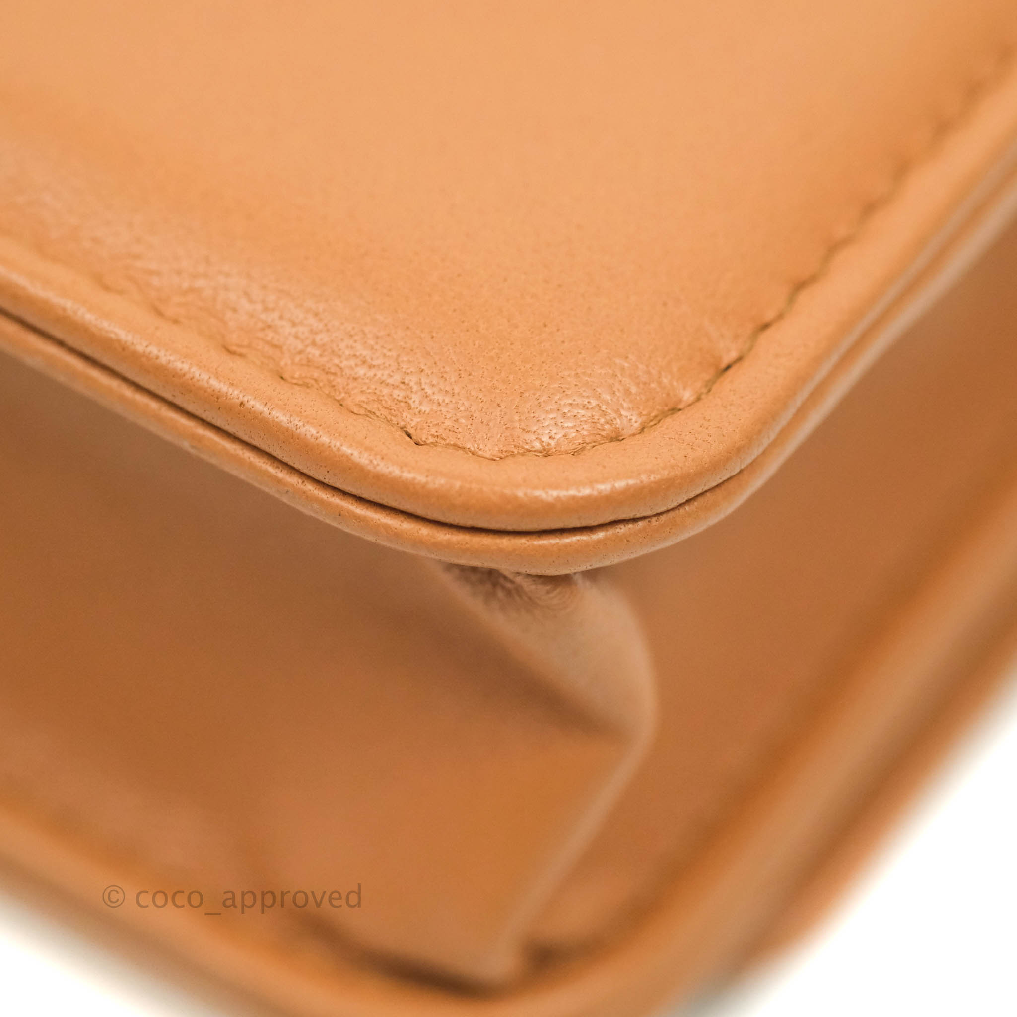 Chanel 19 Wallet on Chain WOC Bag - Dark Beige Caramel Lambskin Leather with Mixed Gold/Silver Hardware | 21K Collection | Perfect for Evening Events, Date Nights & Luxury Fashion Accessories