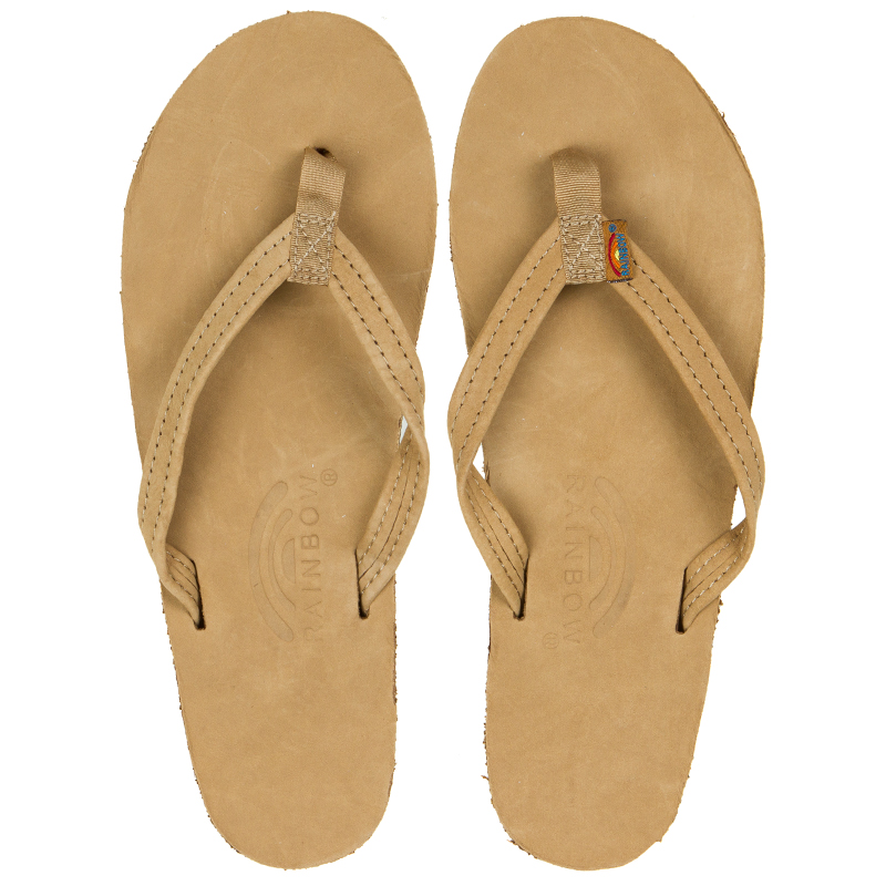 Rainbow Single Layer Narrow Strap Women's Sandals - Comfortable Summer Beach Flip Flops for Outdoor Walking, Vacation & Casual Wear