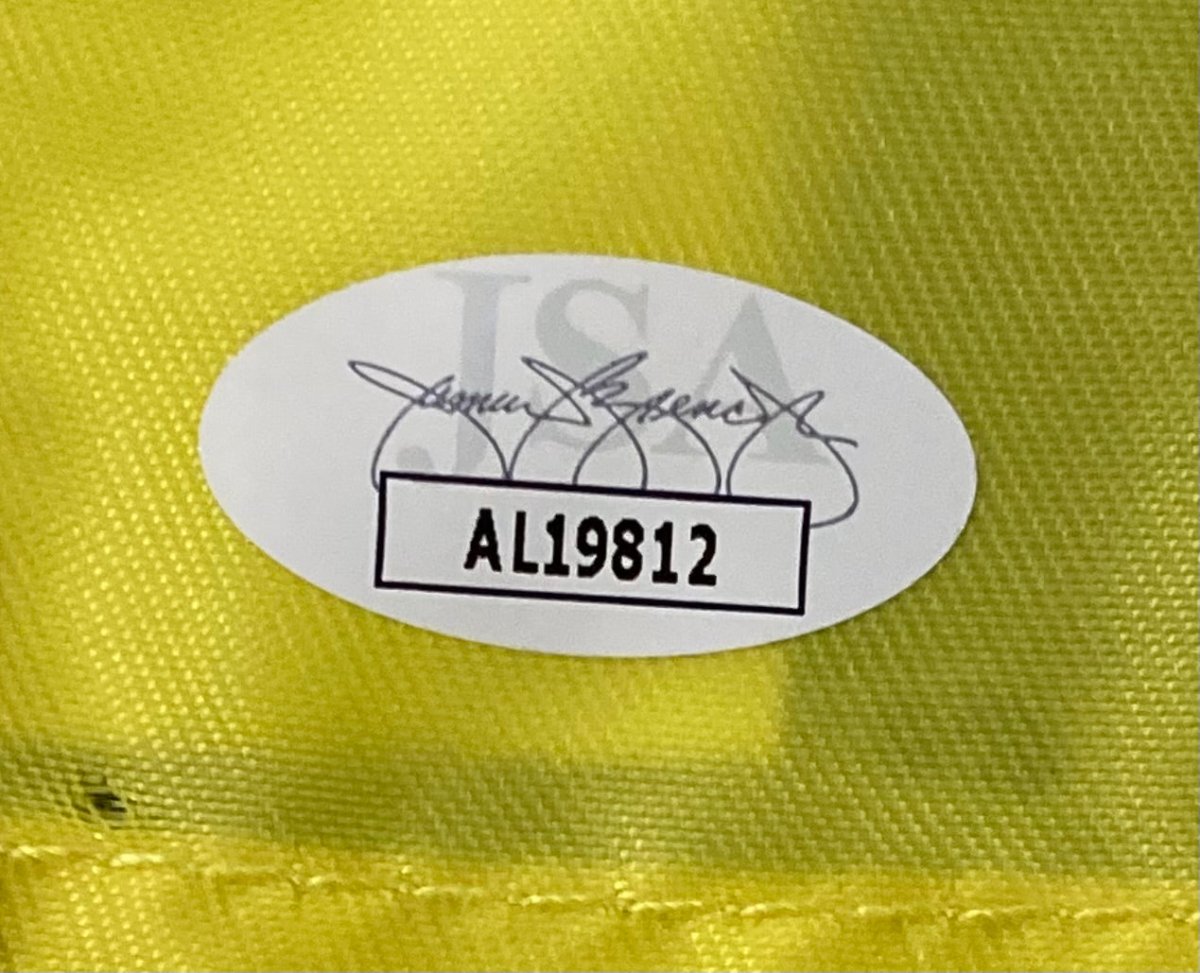 Authentic Jordan Spieth Signed Framed The Memorial Tournament Golf Flag with JSA COA - Perfect for Golf Memorabilia Collections, Man Cave Decor & Sports Fan Gifts